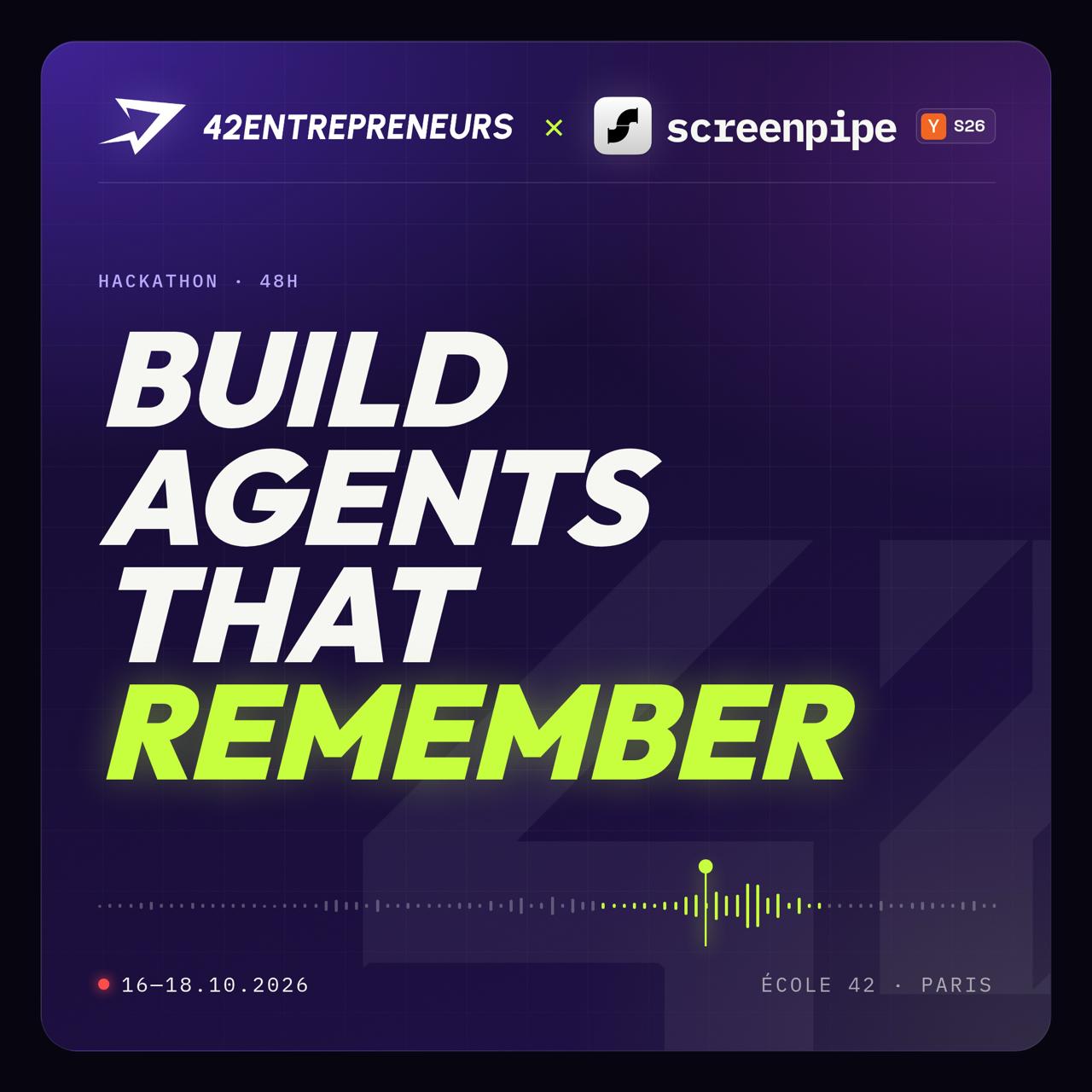 Build Agents That Remember Hackathon @42Paris
