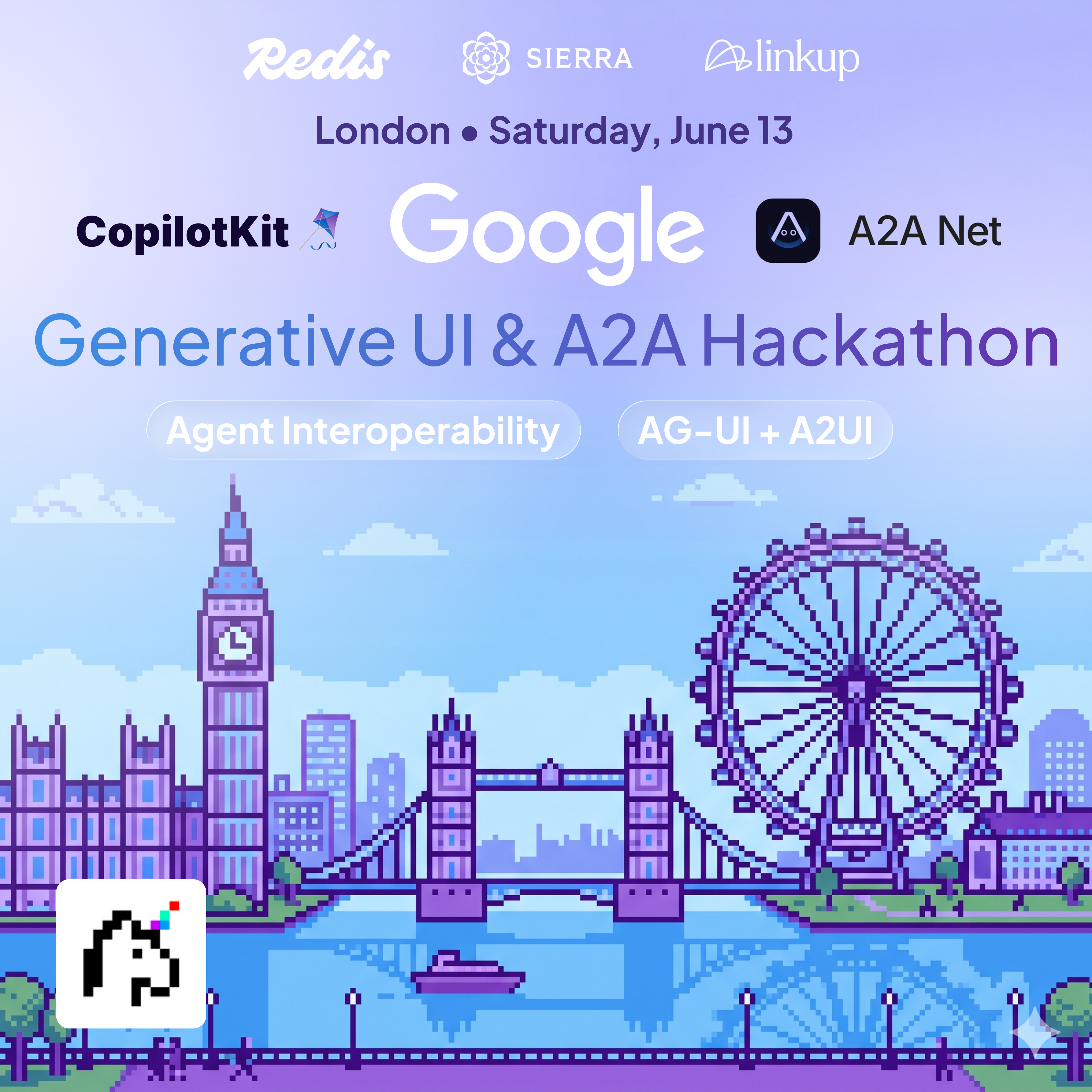 The Generative UI/A2A Hackathon - by Google, CopilotKit, & A2A Net