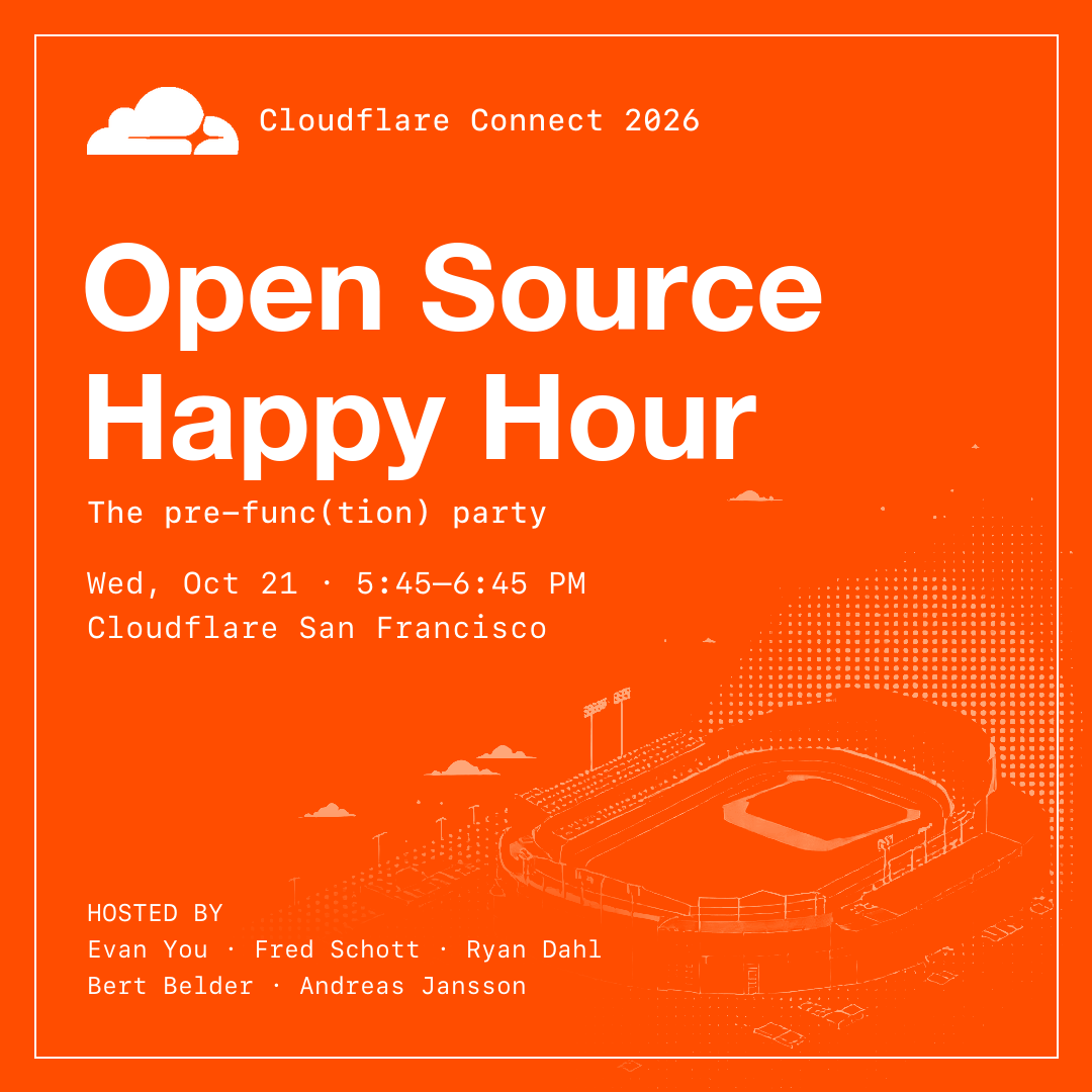 שעת שמחה בקוד פתוח של Cloudflare: מסיבת פרי-פאנקציה