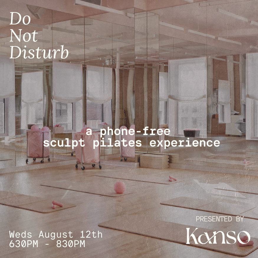 Do Not Disturb: A Phone-Free Sculpt Pilates Experience