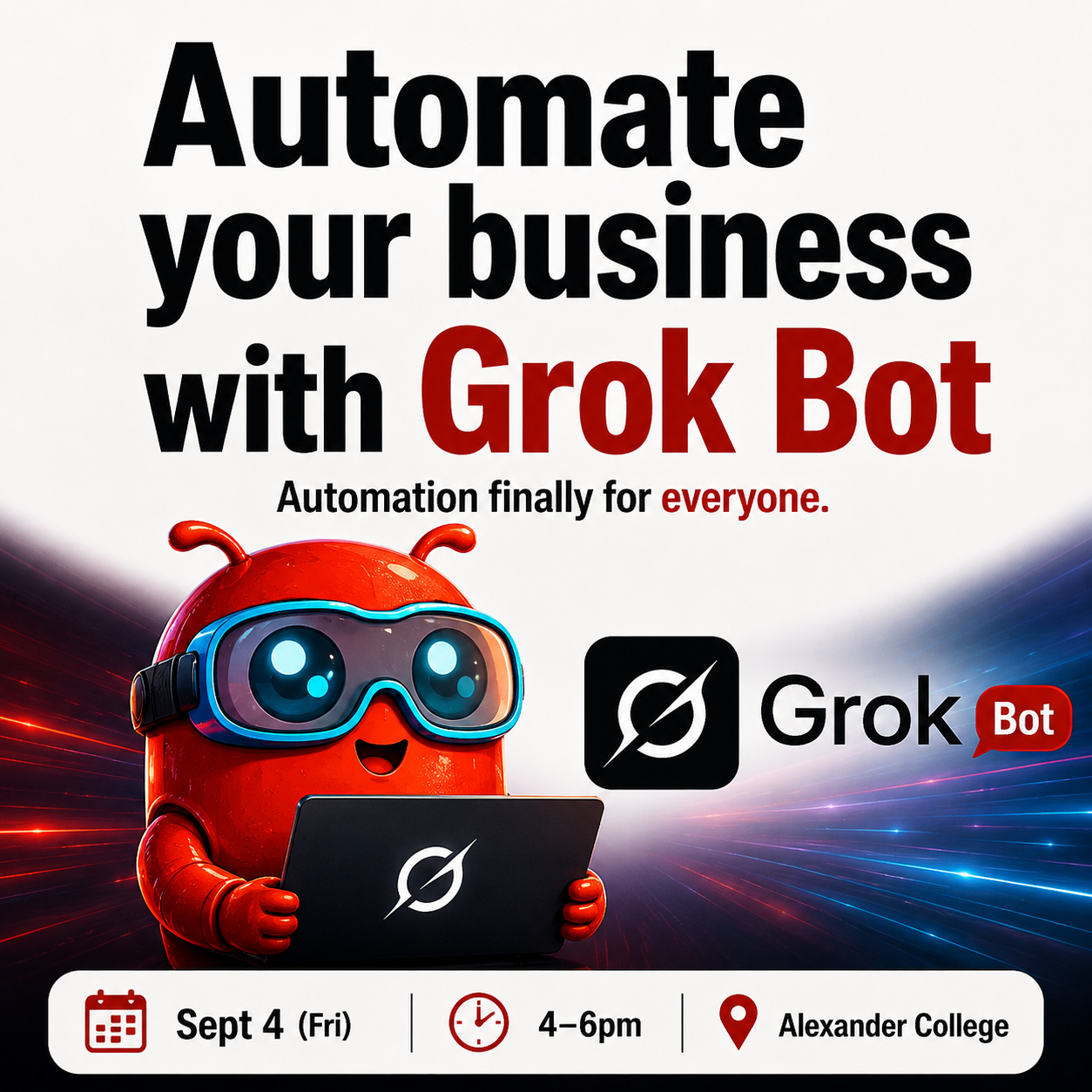 🥽🧪⚡️ AI Automation Is Finally for Everyone: Automate Your Biz With Grok Bot 🤖🚀