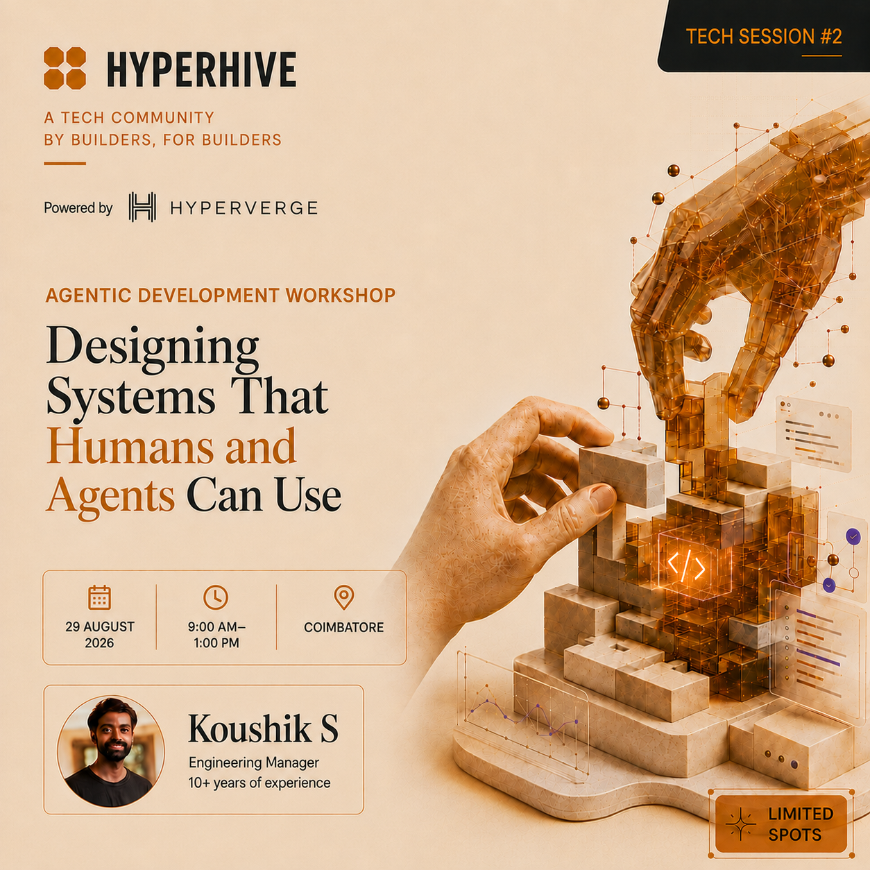 Sesión Tech de HyperHive #2: Taller de Desarrollo Agente