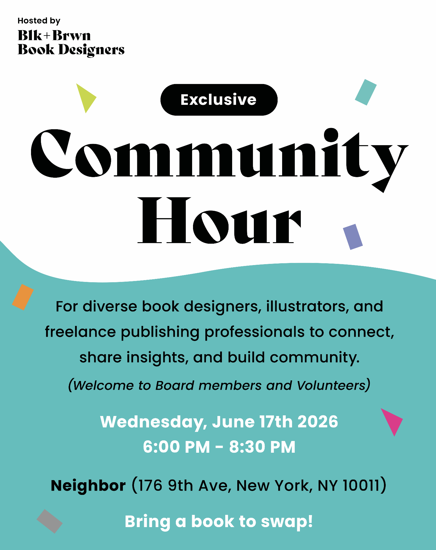 Cover art for #BBBD Exclusive Community Hour (IN-PERSON) — 176 9th Ave