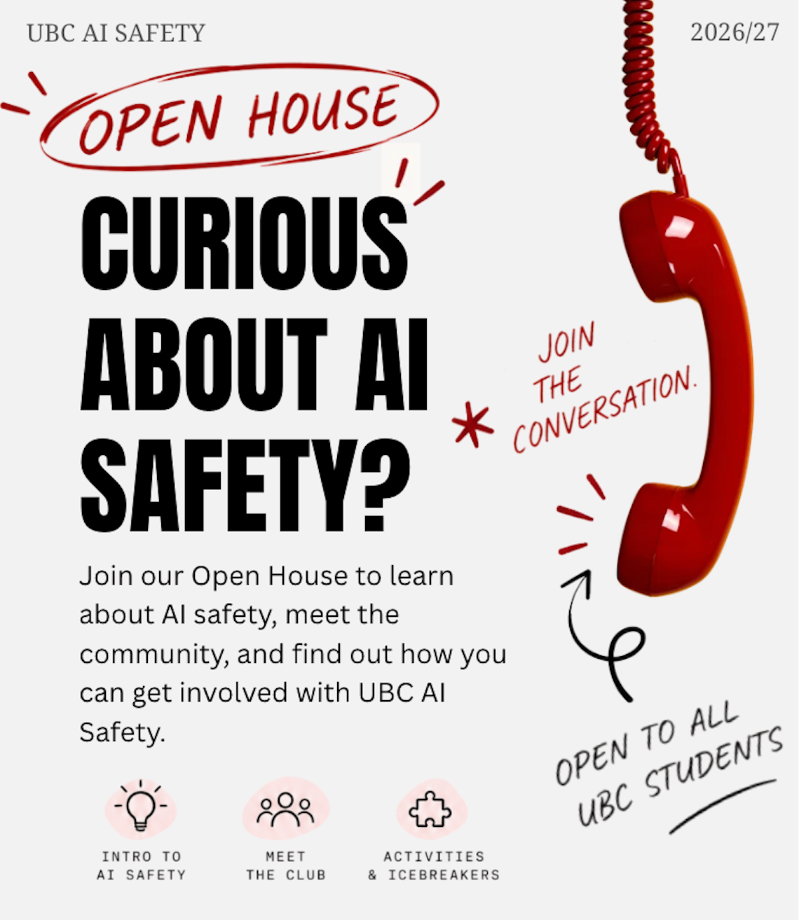 Curious About AI Safety? - Fall Open House