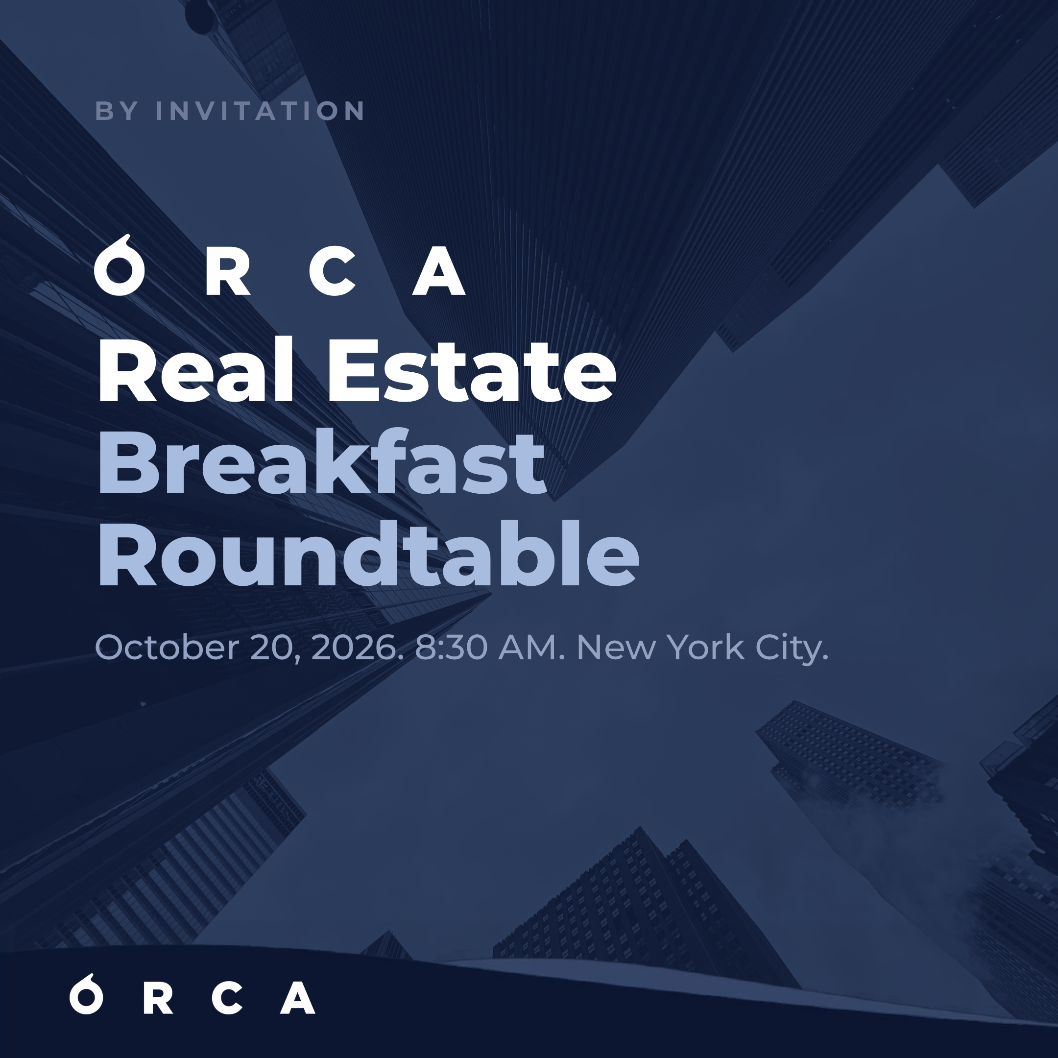 ORCA Real Estate Breakfast Roundtable
