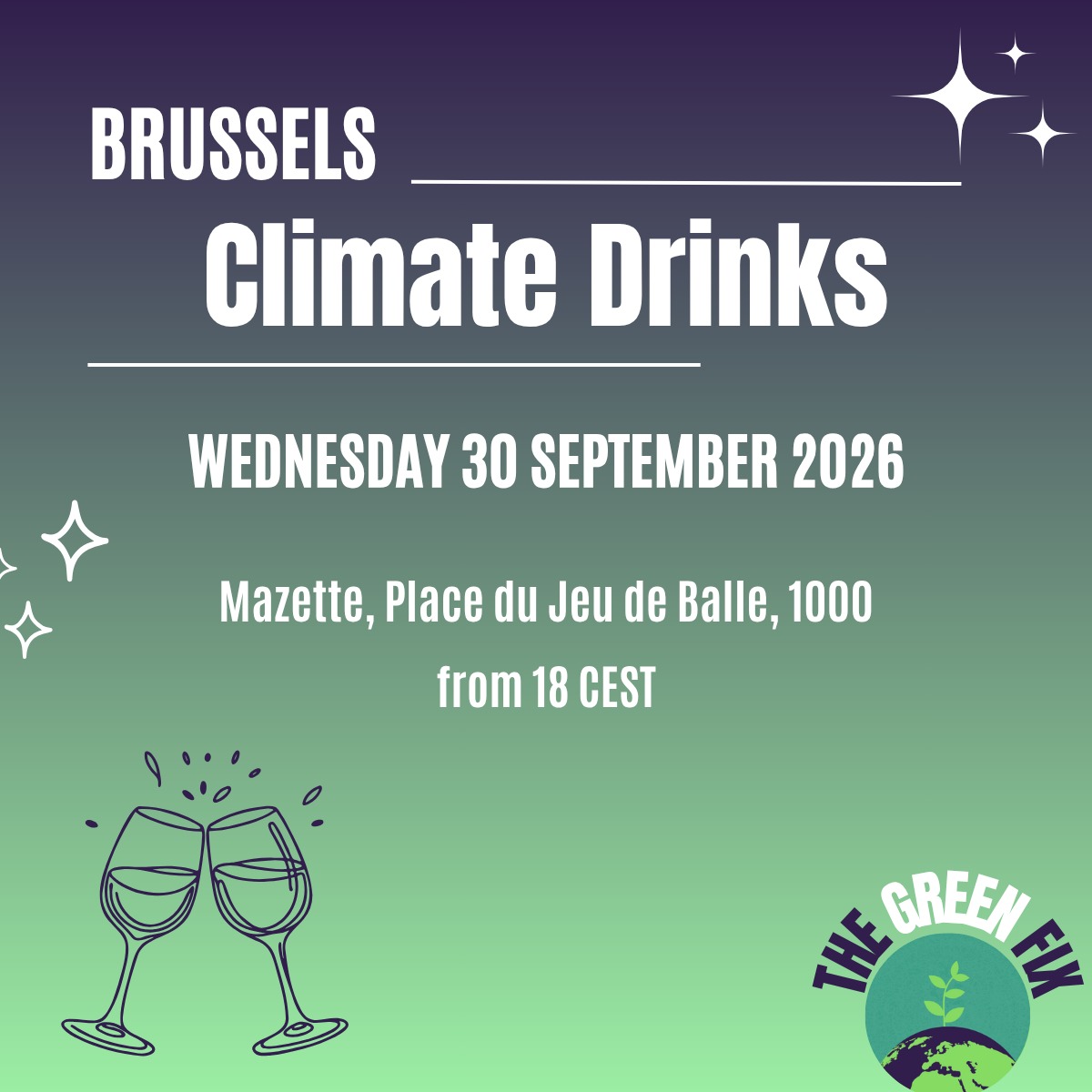 Brussels Climate Drinks: September edition