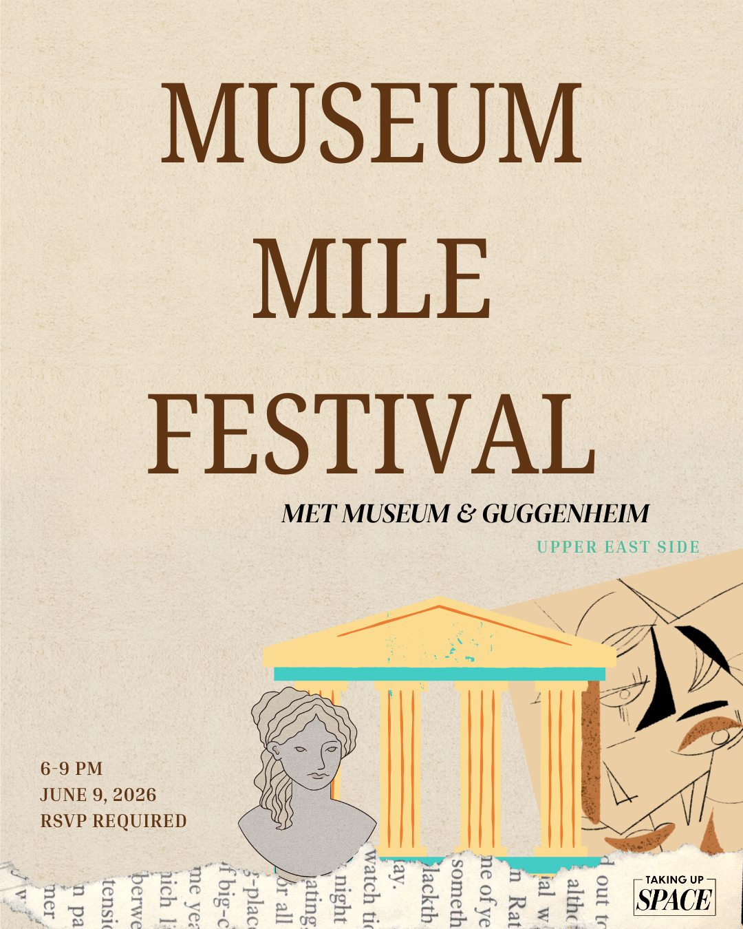 Cover art for #Taking Up Space - Museum Mile Festival — The Metropolitan Museum of Art