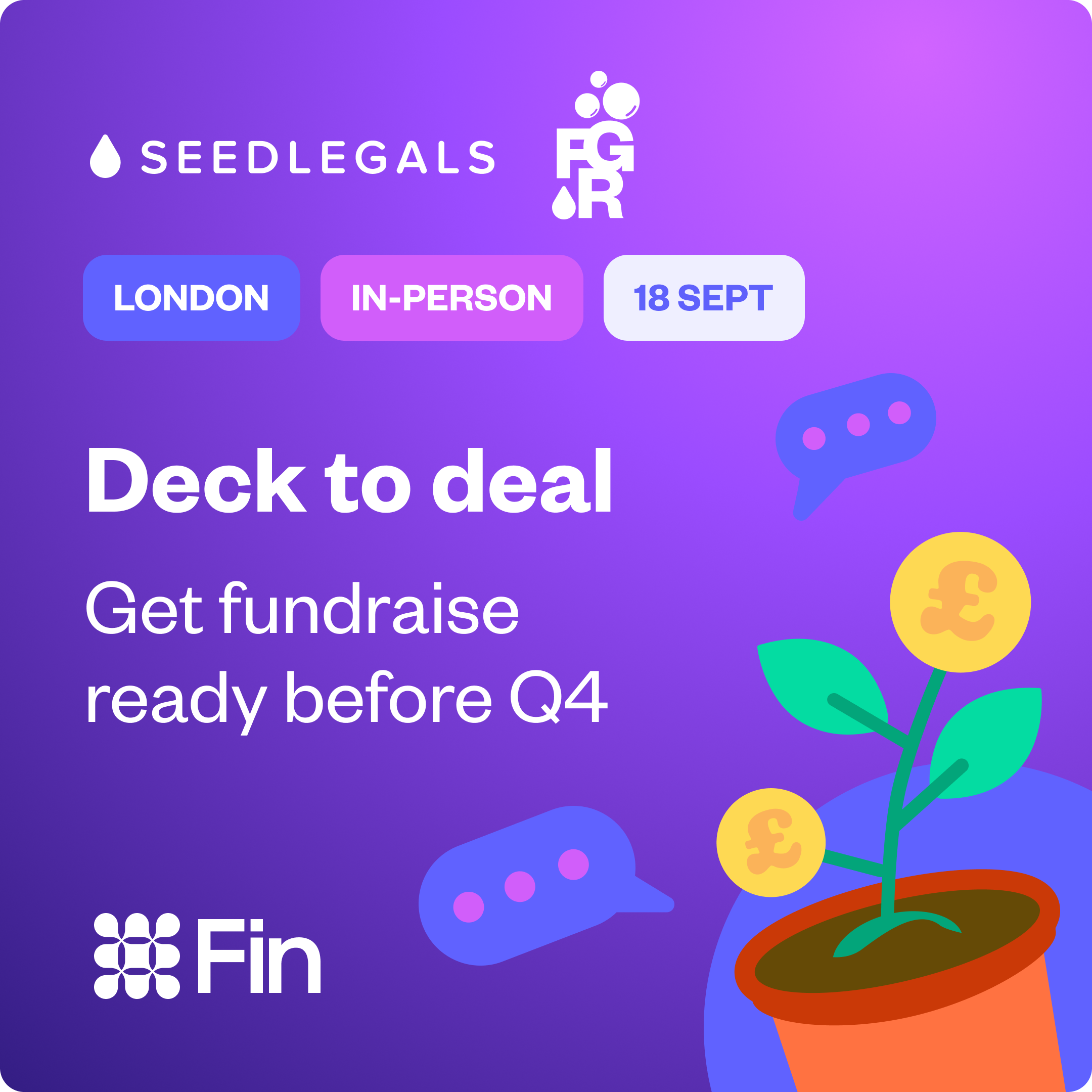 Deck to deal: get fundraise ready before Q4