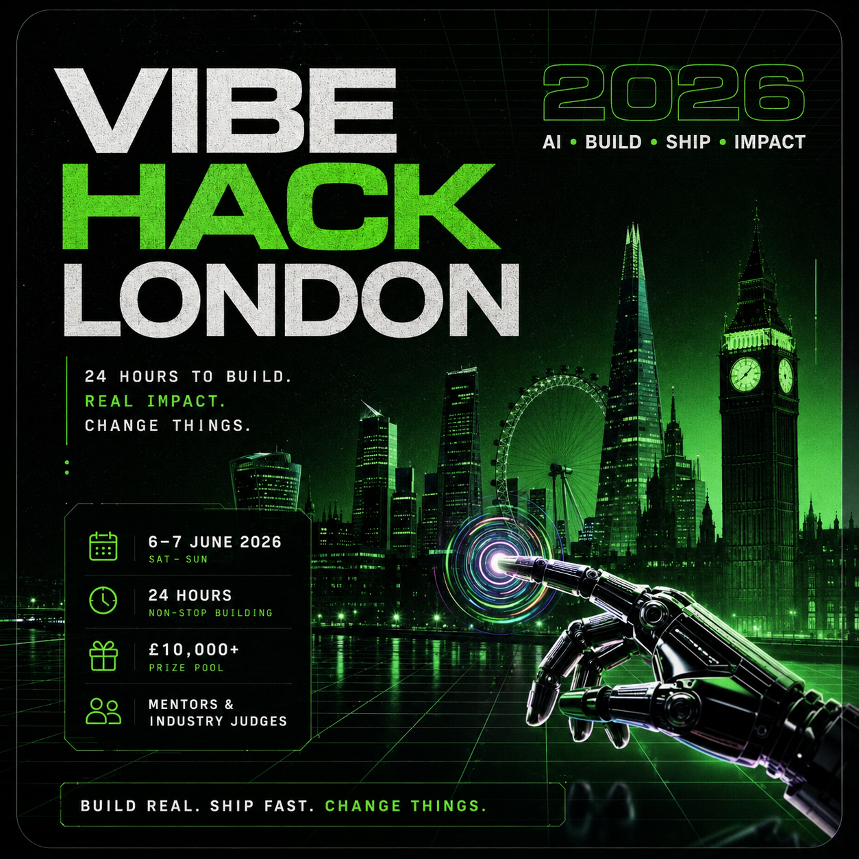 Cover art for #VibeHack London — London, United Kingdom