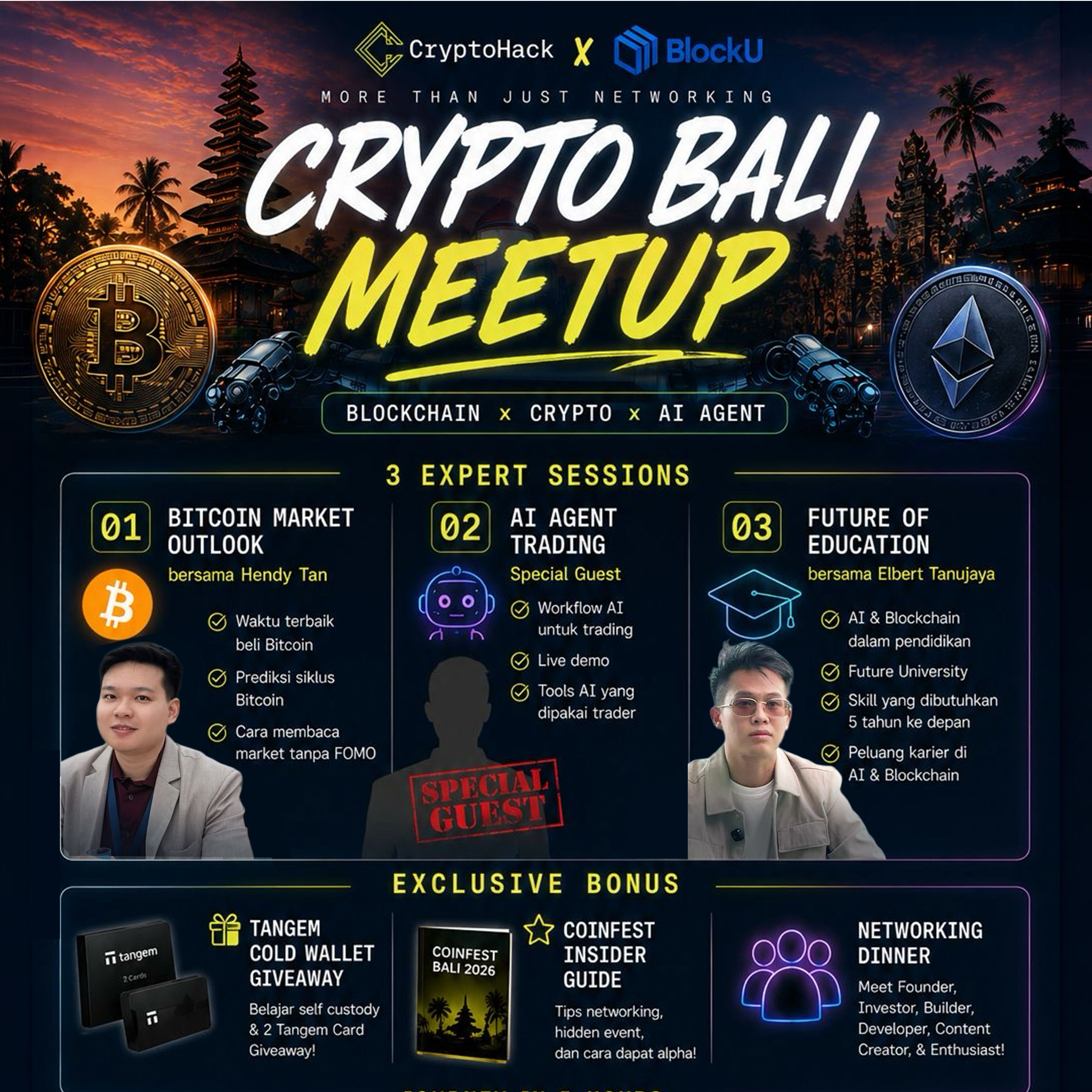 🚀 CryptoHack x BlockU Bali Meetup