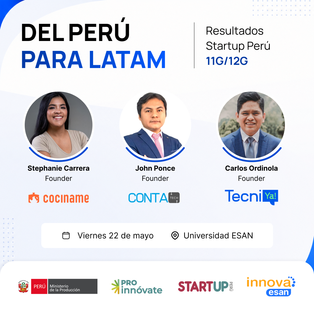 Del Perú para Latam: Resultados Startup Perú 11G/12G