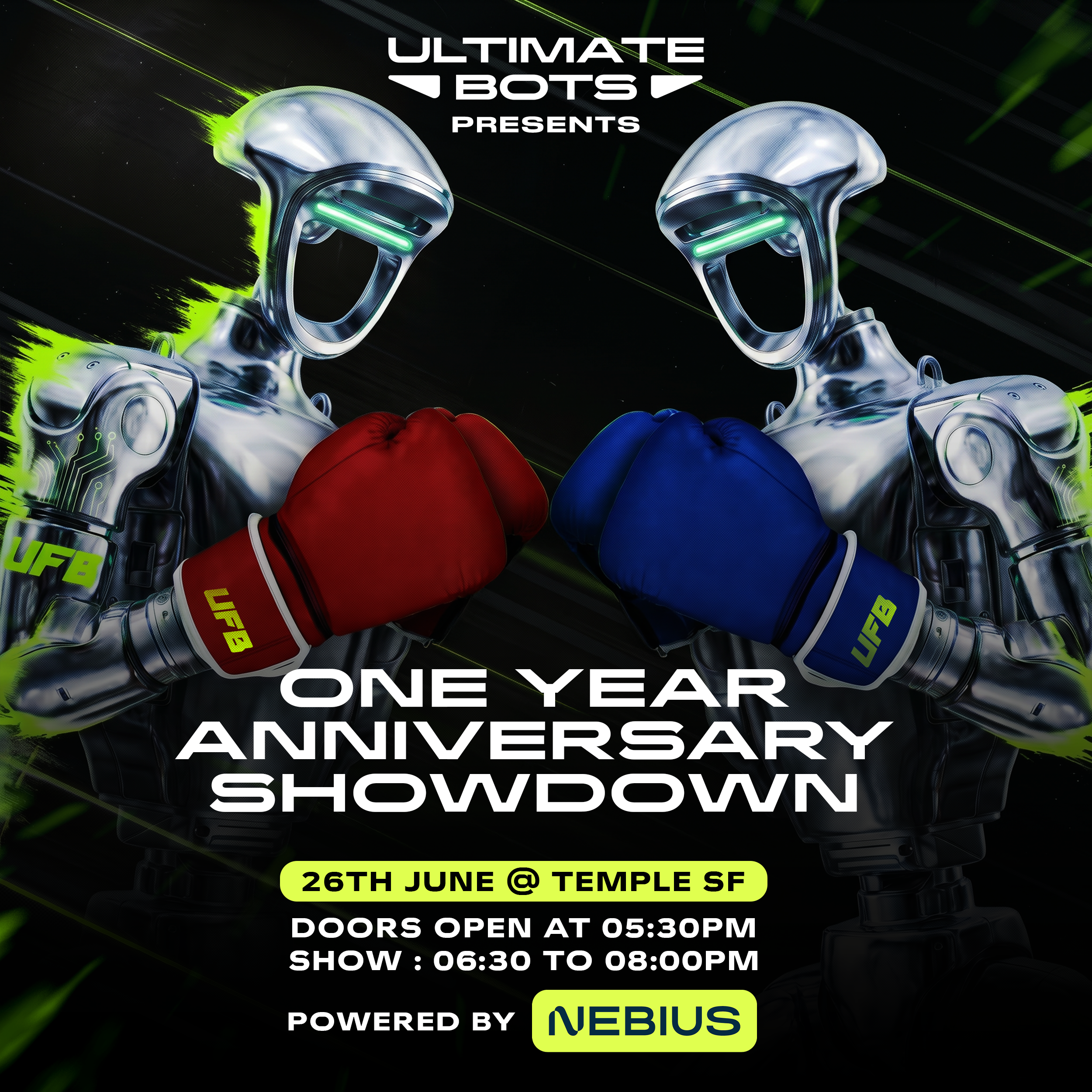 Ultimate Bots: One Year Anniversary Showdown. Powered by Nebius