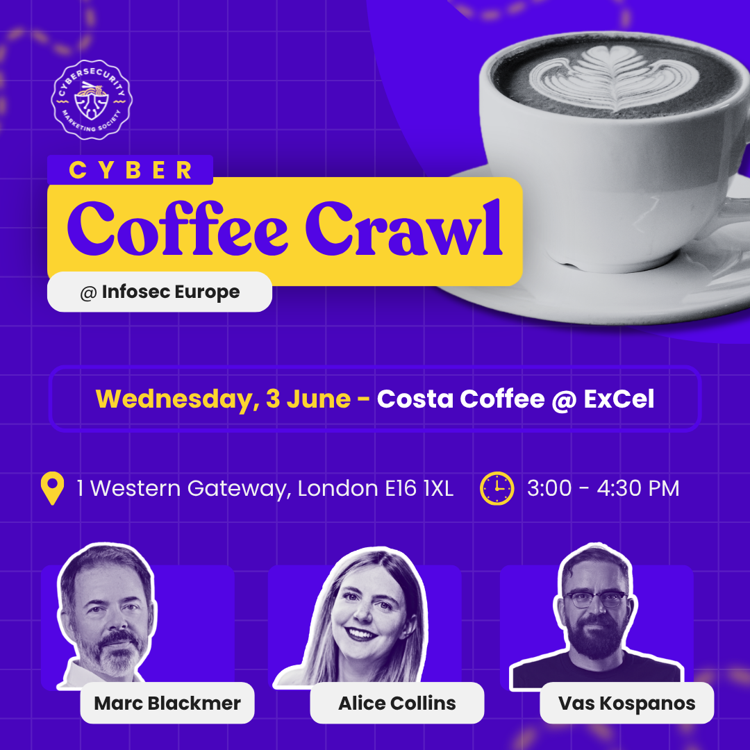 Cover art for #Cyber Coffee Crawl @ Infosec Europe - 3 June — Costa Coffee