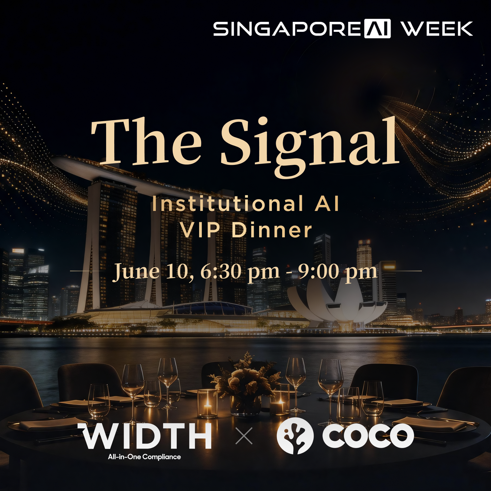 Cover art for #The Signal: Institutional AI VIP Dinner — CHIJMES