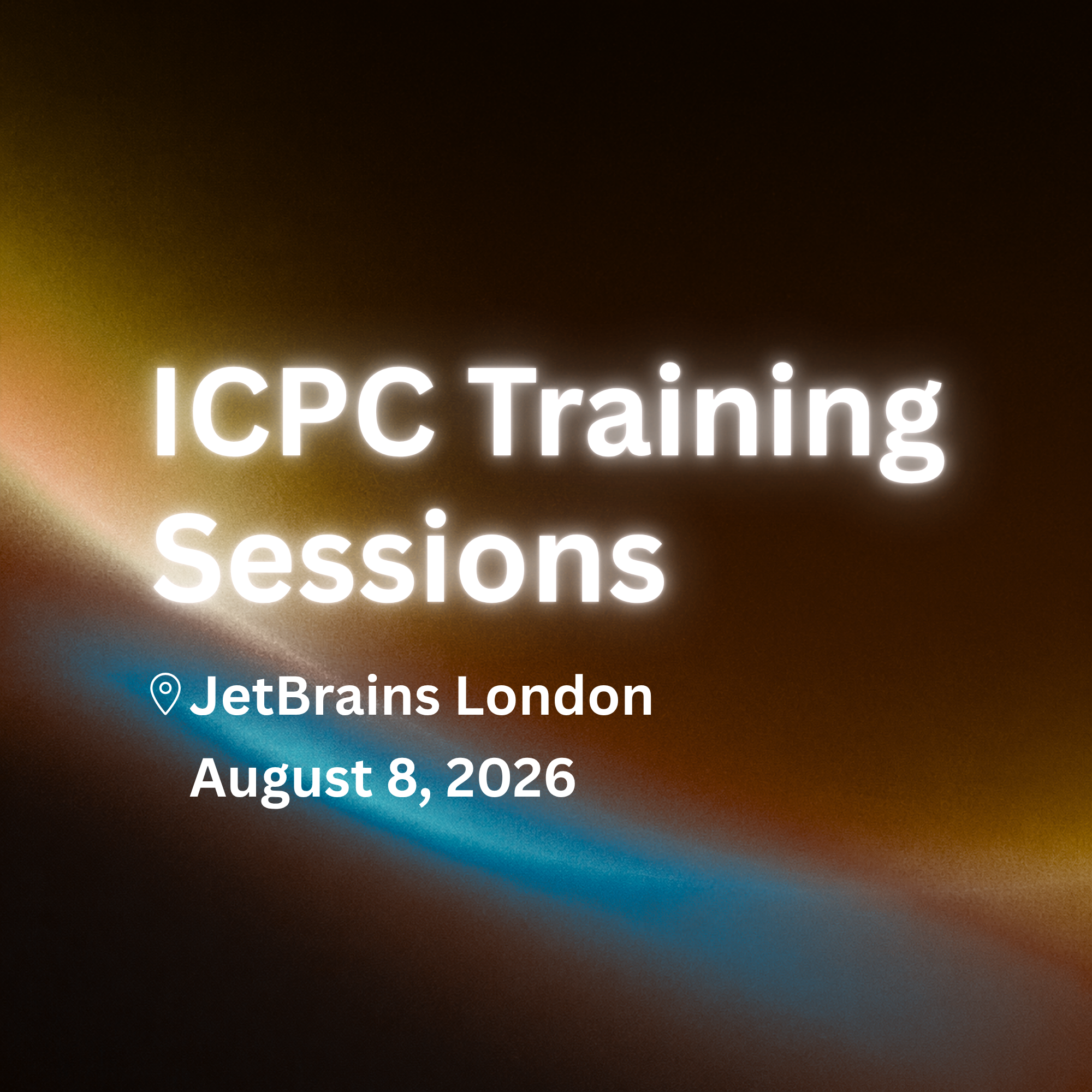 ICPC Training Session @ JetBrains London