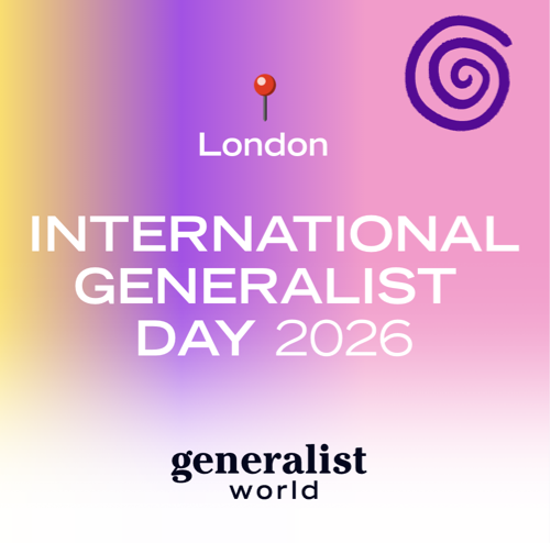 International Generalist Day — London: Create your generalist vision board