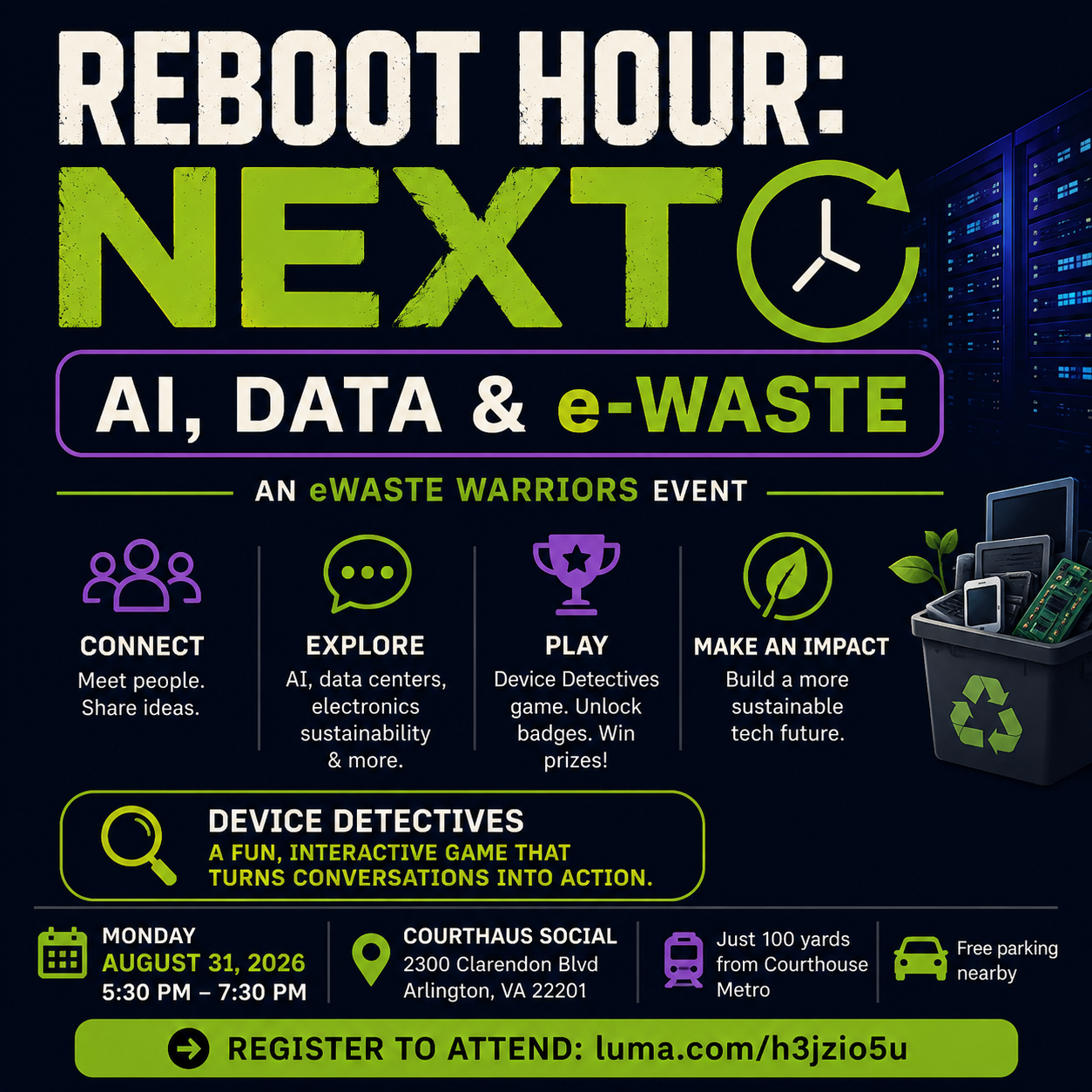 Heure de Reboot : SUIVANT | IA, Données et Déchets Électroniques
