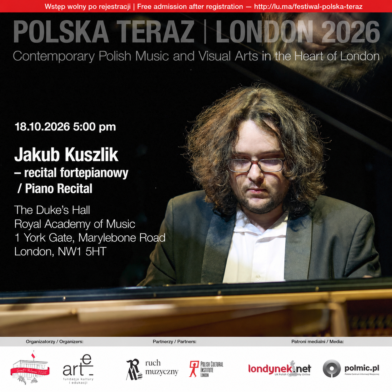 Jakub Kuszlik - recital fortepianowy | Piano Recital