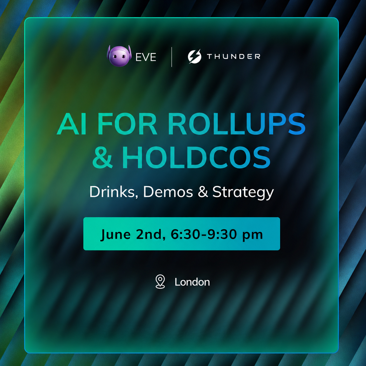 Cover art for #AI for Rollups & Holdcos — Drinks, Demos & Strategy — London, United Kingdom