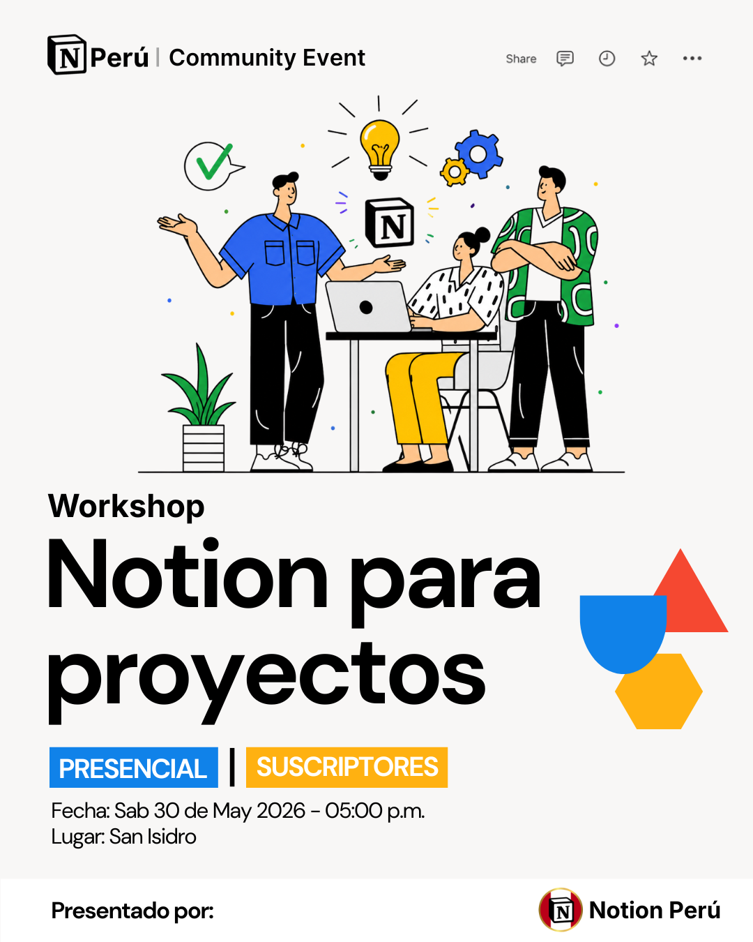 Notion para Proyectos