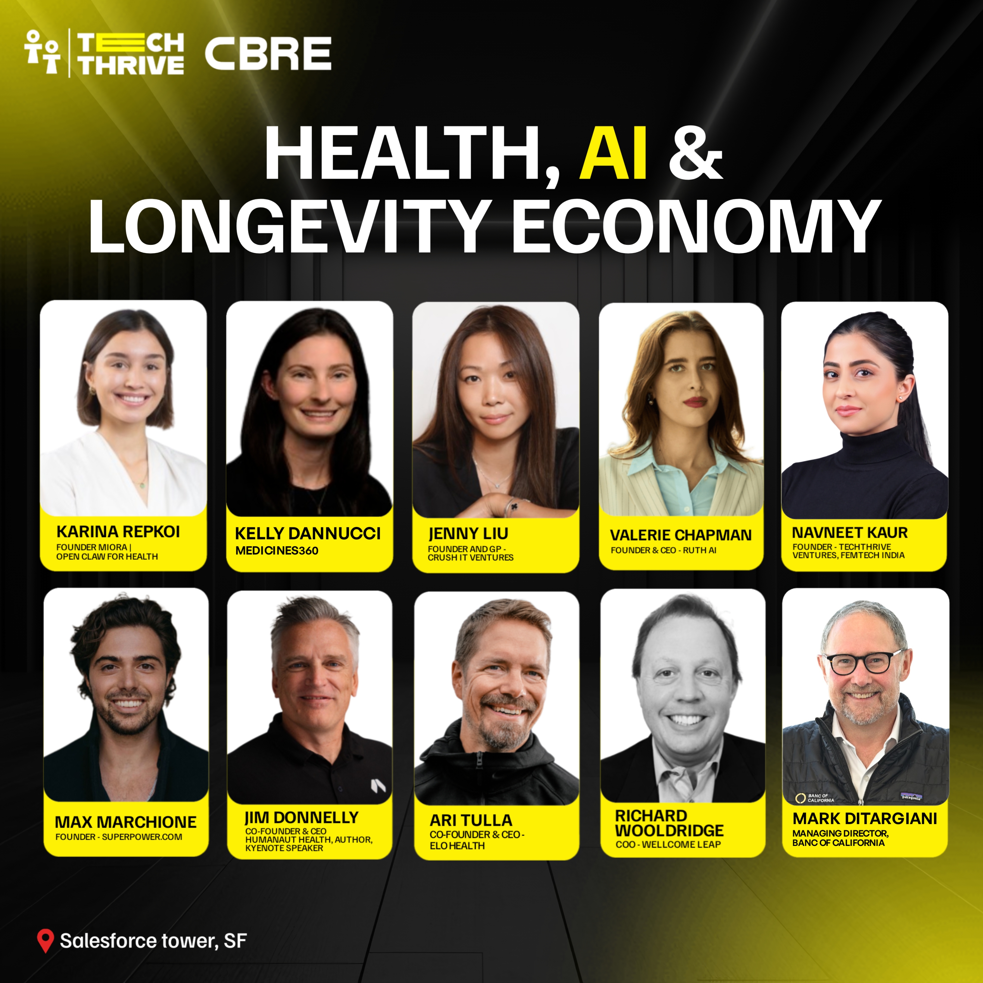 Cover art for #FORWARD by TechThrive: Health, AI & Longevity Economy — San Francisco, CA