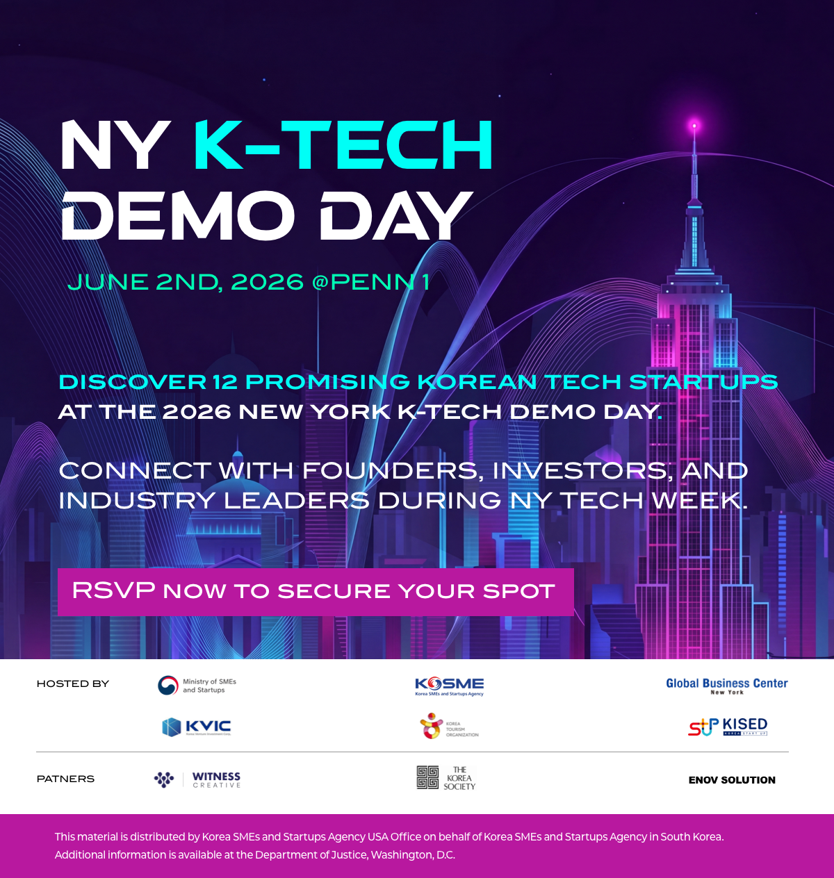 Cover art for #2026 NY K-Tech Demo Day : Public Session - #NYTechWeek — PENN 1