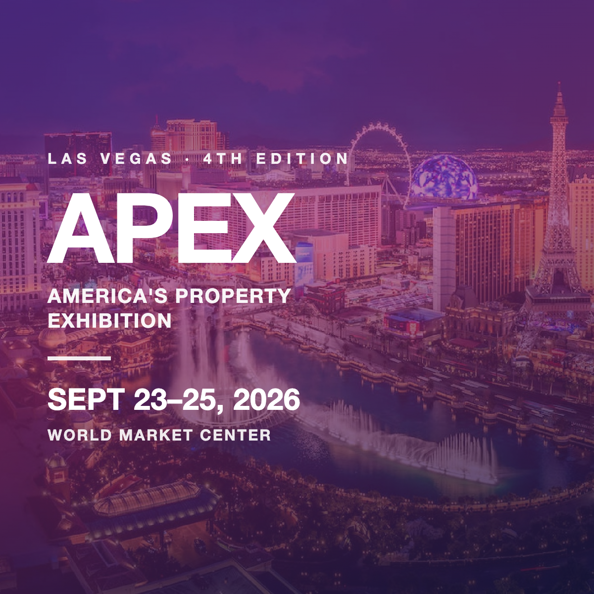 APEX 2026 — Salon Immobilier d'Amérique