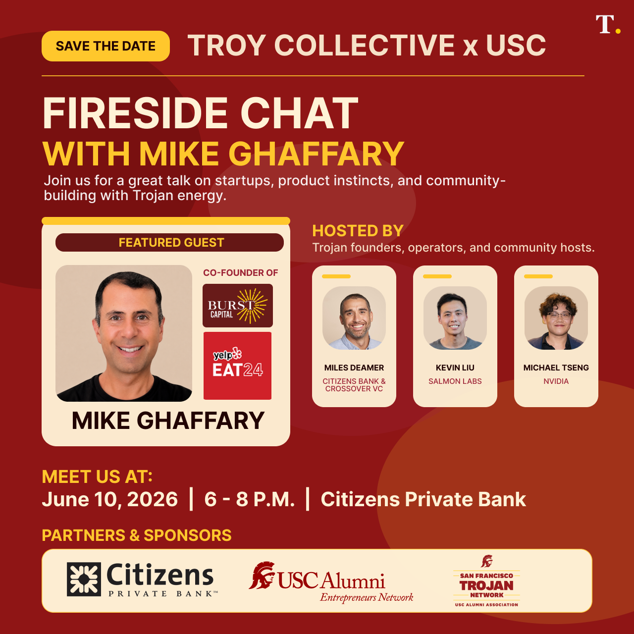 Cover art for #USC Fireside Chat with Mike Ghaffary — San Francisco, CA