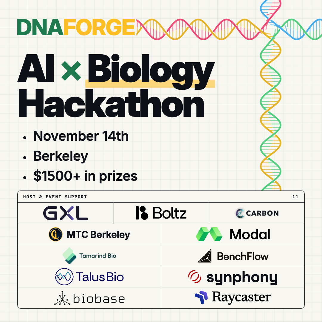 DNAForge & MTC Berkeley: AI × Biology Hackathon