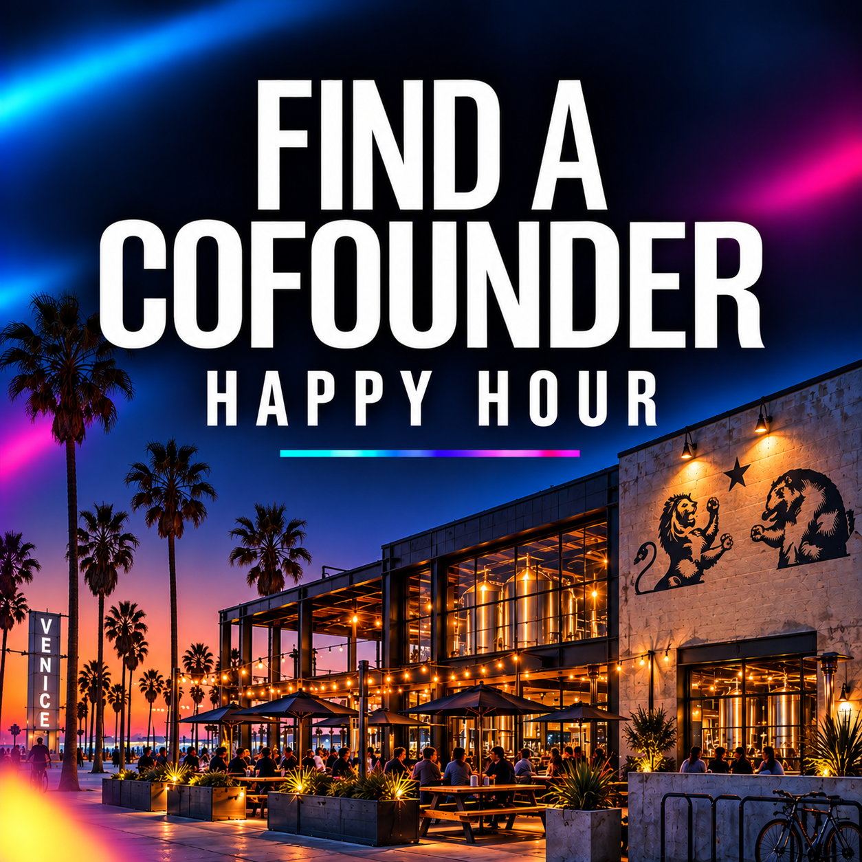 Find a Cofounder Happy Hour: Founders + Tech Professionals