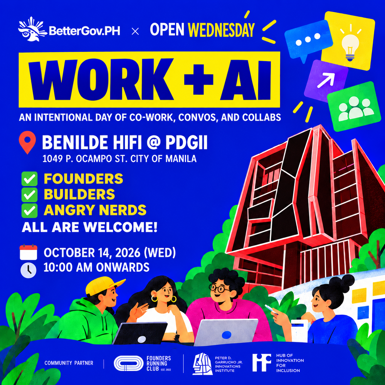 Work + AI: Open Wednesday Manila | PH Civic Tech Week 2026