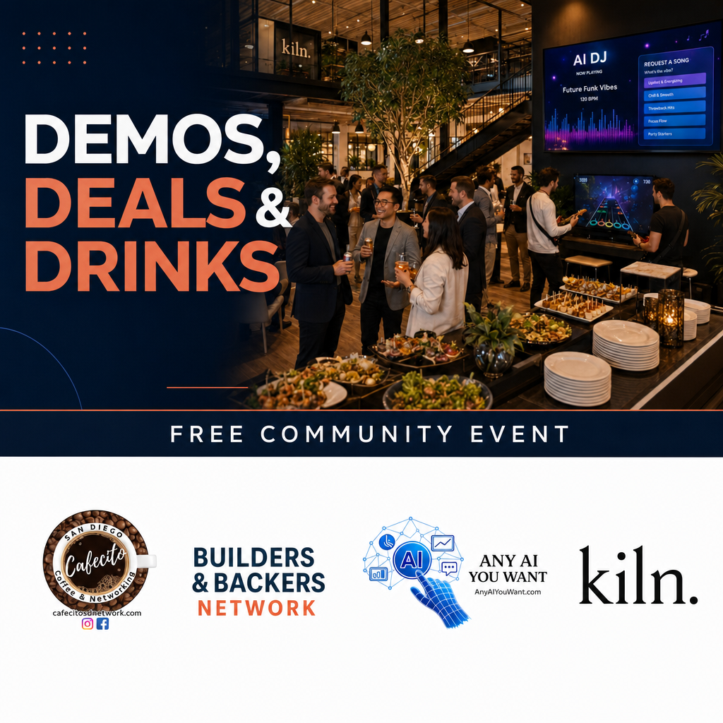 Demos, Deals & Drinks