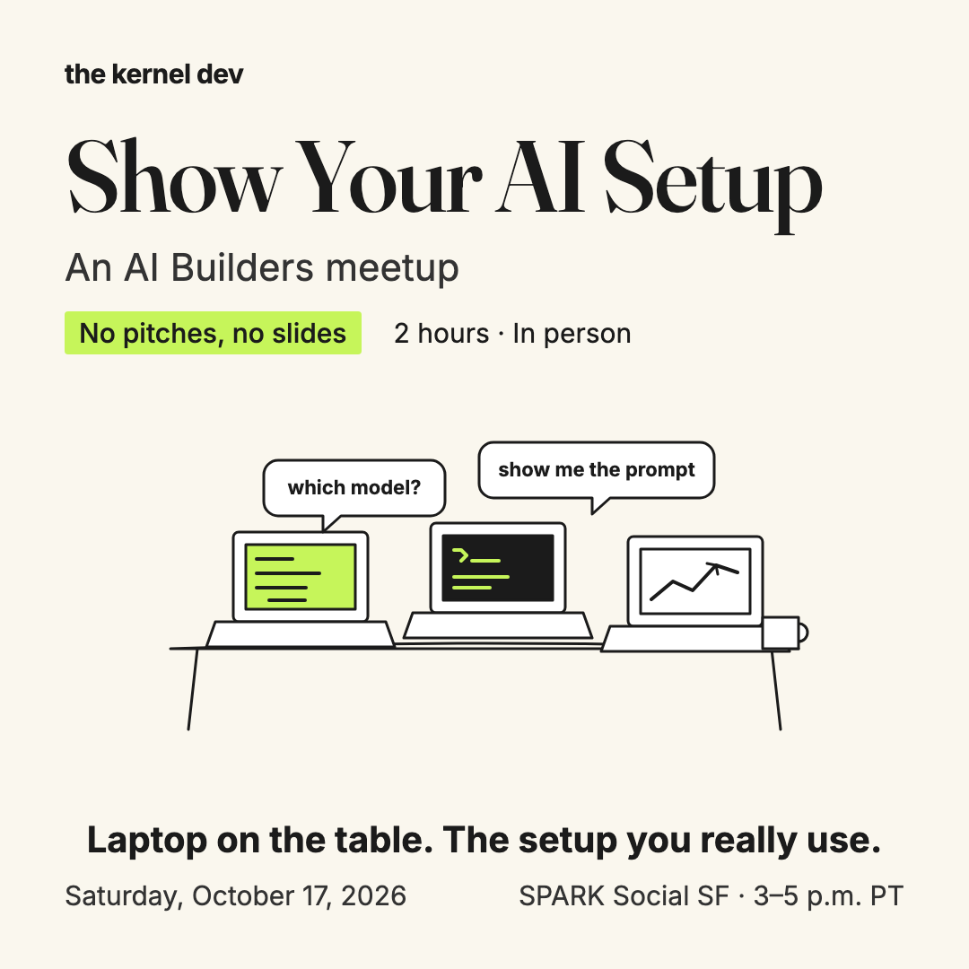 Show Your AI Setup | Yes SF!