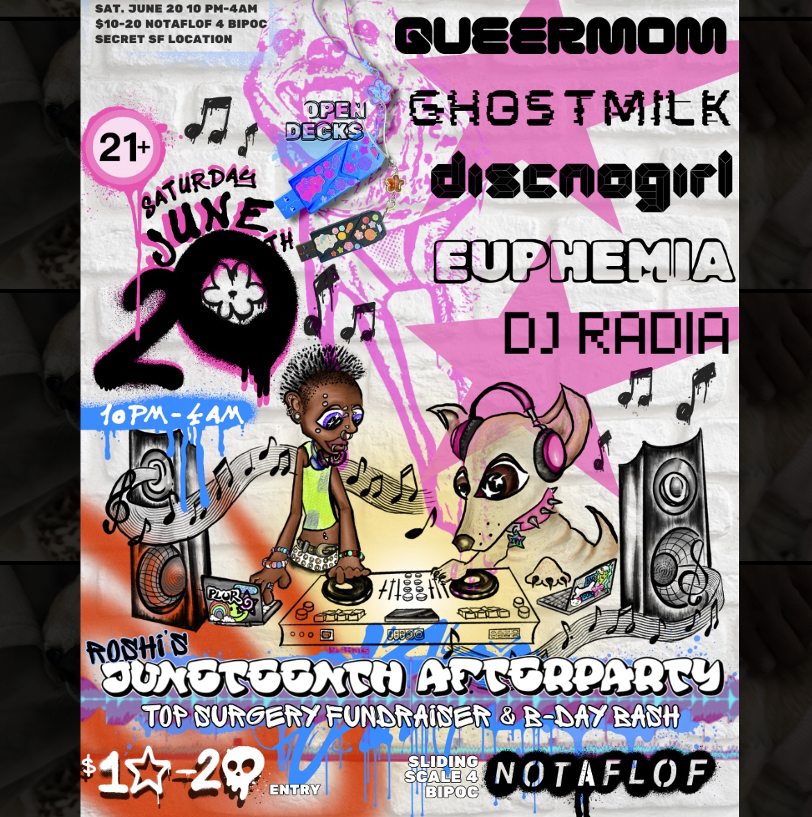Cover art for #roshi's juneteenth afterparty — San Francisco, CA