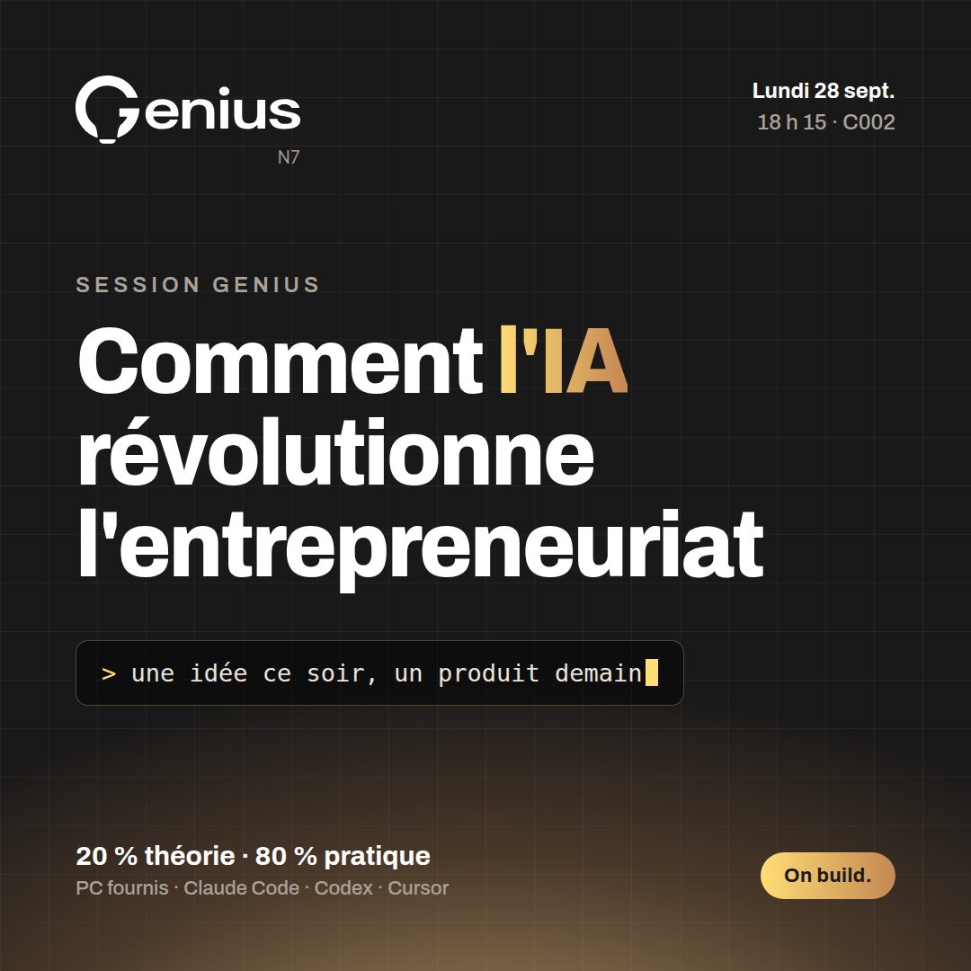 Genius N7 · Cómo la IA está revolucionando el emprendimiento