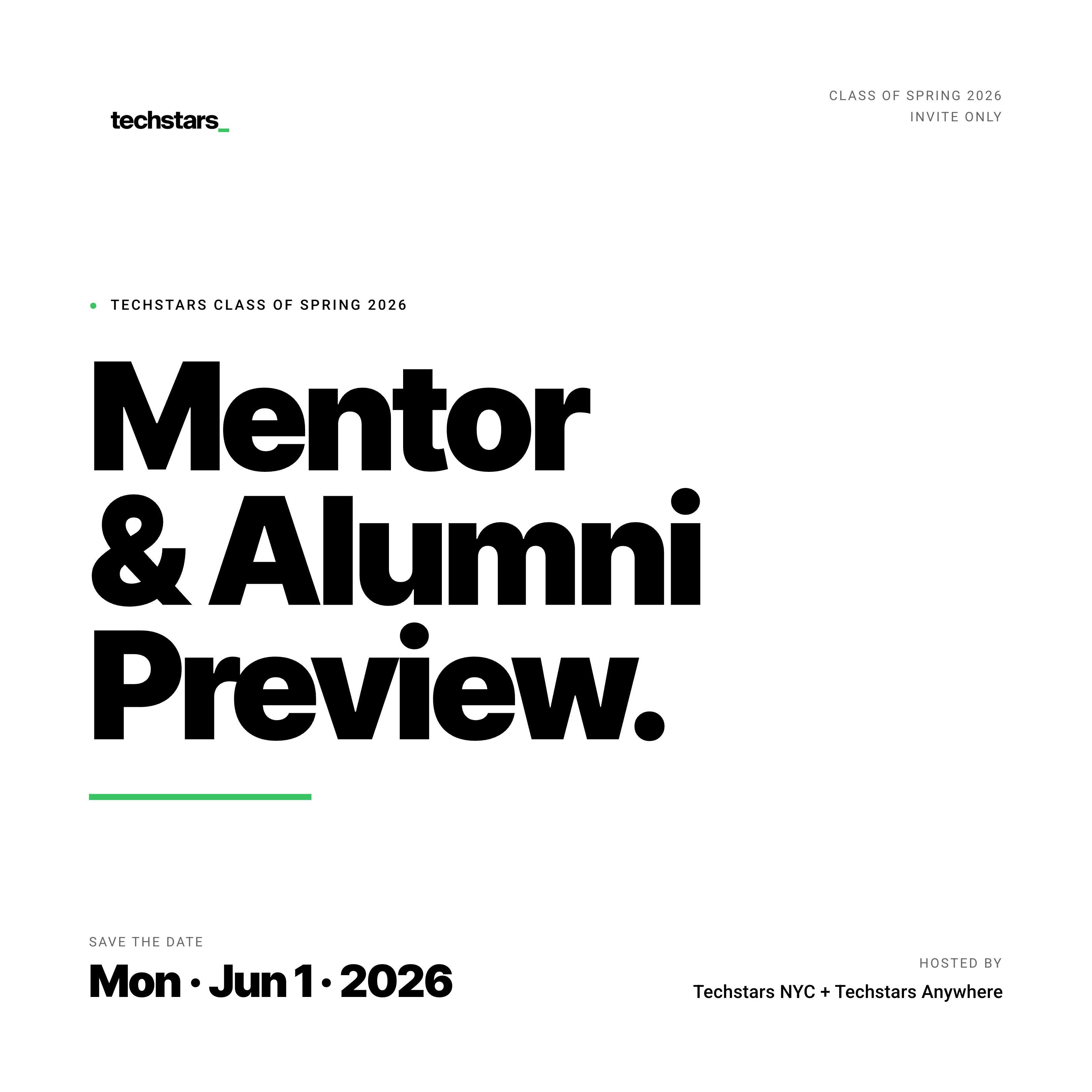 Cover art for #Techstars Spring 2026: Mentor and Alumni Preview — New York, NY