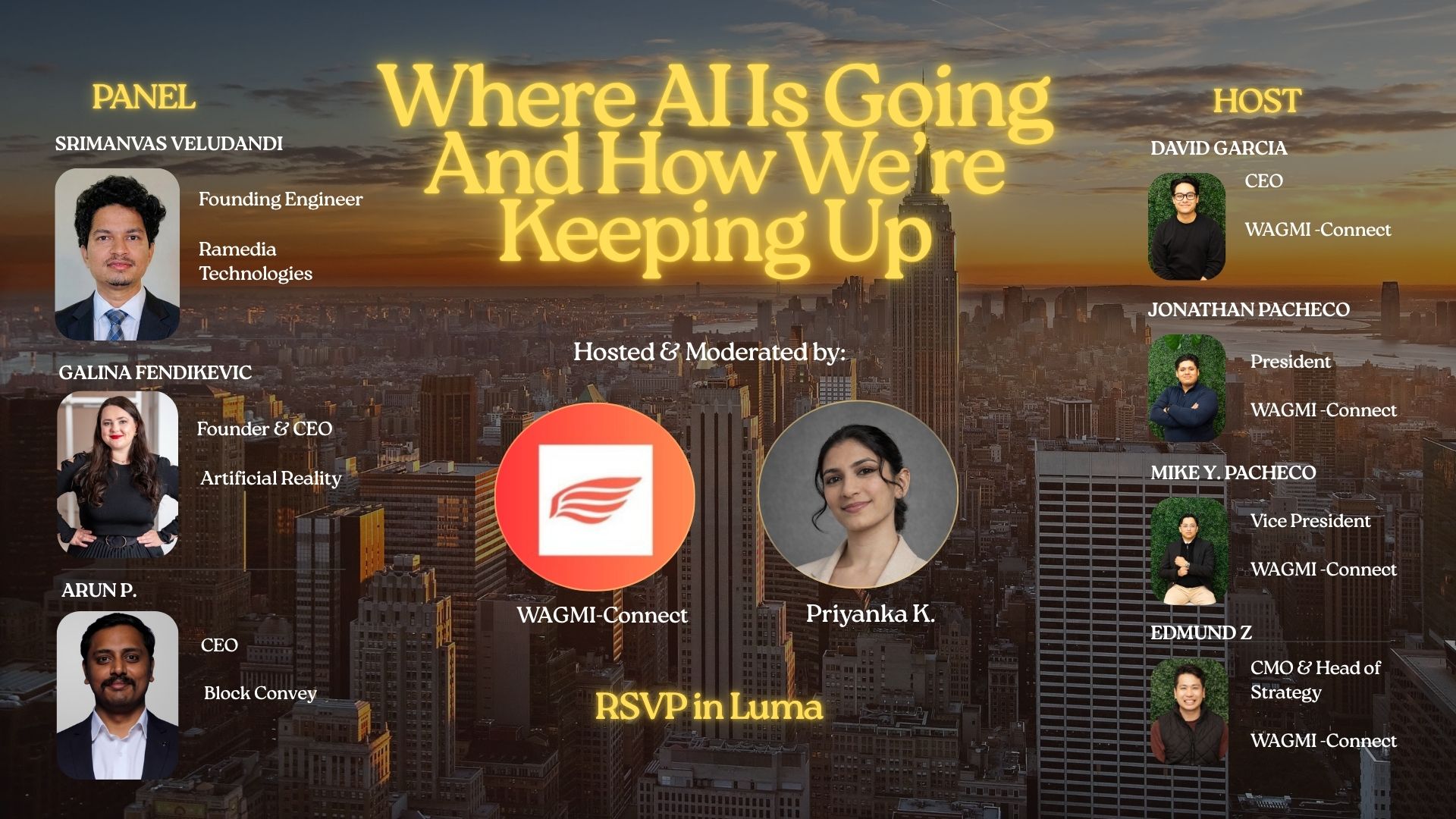 Where AI Is Going And How We’re Keeping Up: Panel & Networking Mixer