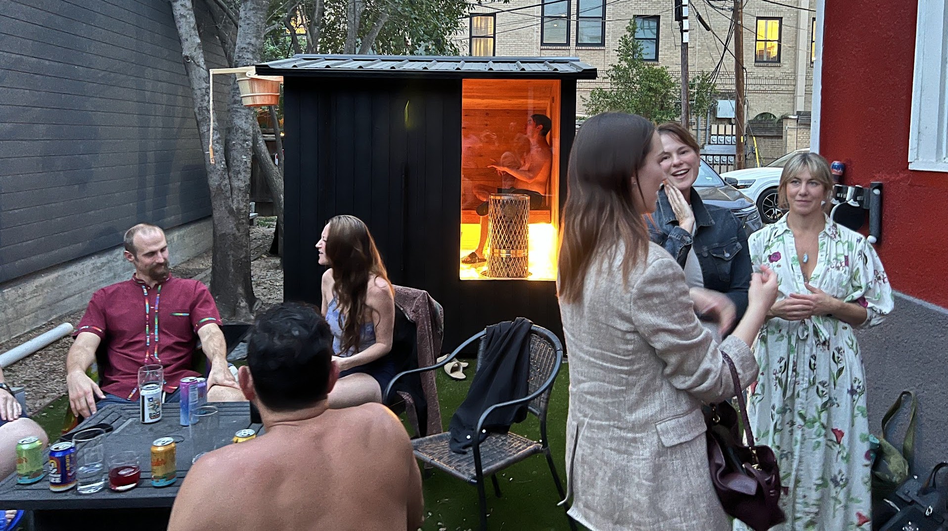 Fridge Fire! Sauna Happy Hour (founders)