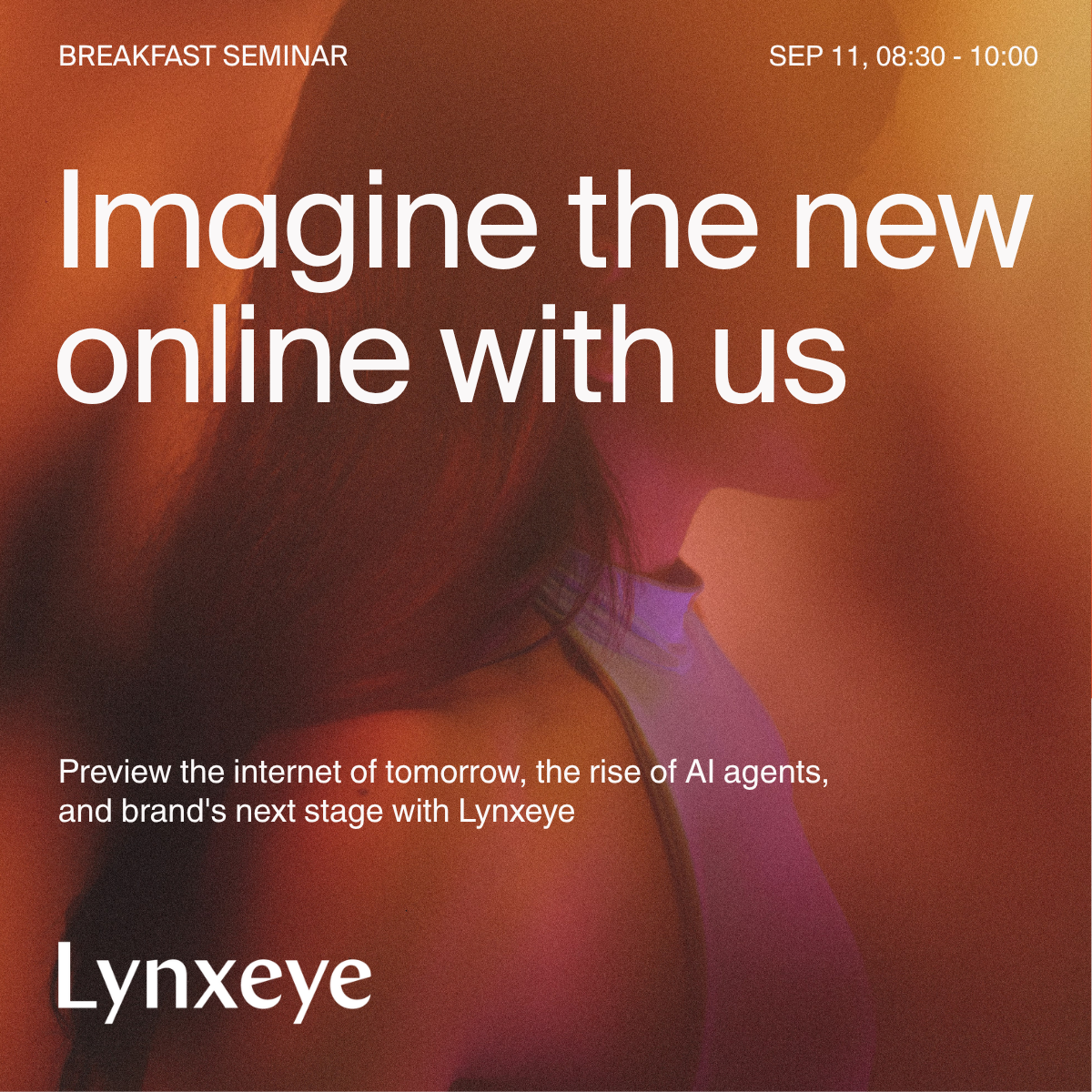 Imagina el Nuevo Online, un seminario de desayuno por Lynxeye
