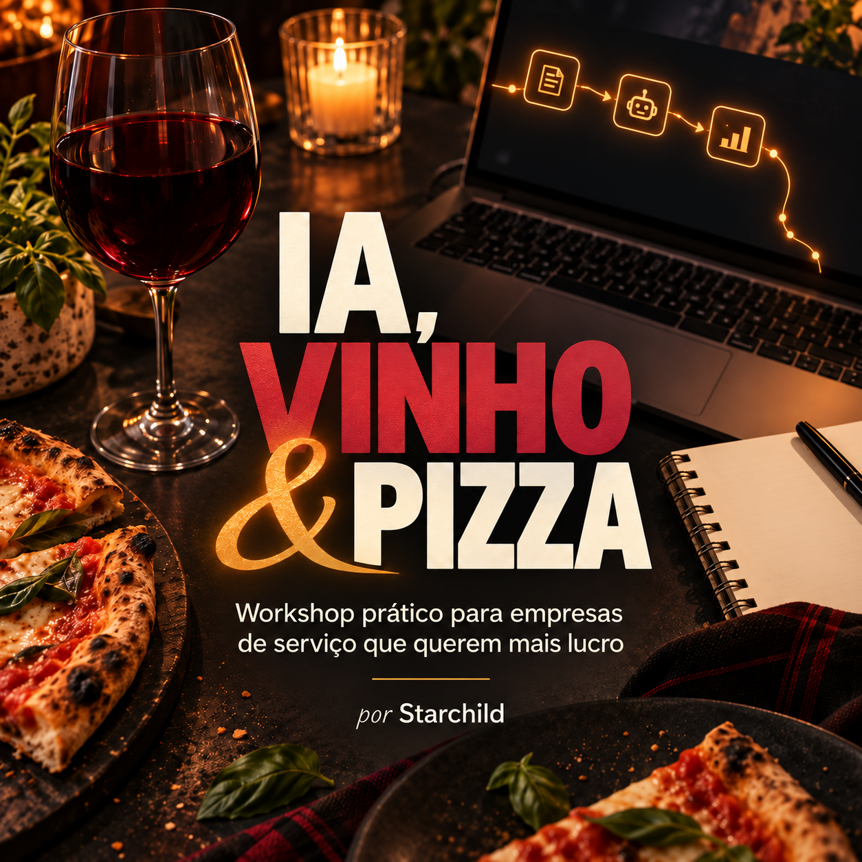 AI, Wino i Pizza: dla firm świadczących usługi, które chcą zwiększyć zyski