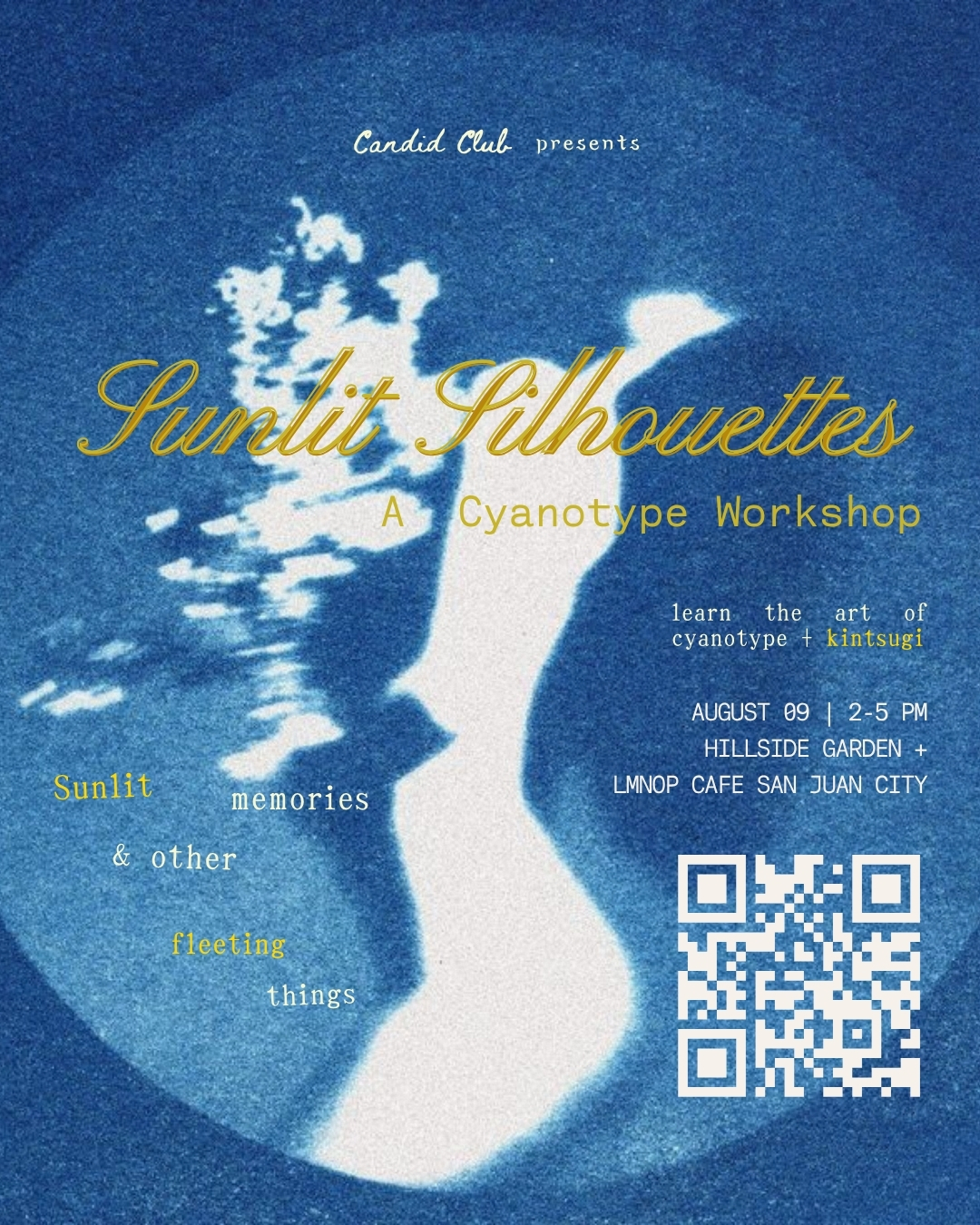 Candid Club's Cyanotype Workshop: Kintsugi