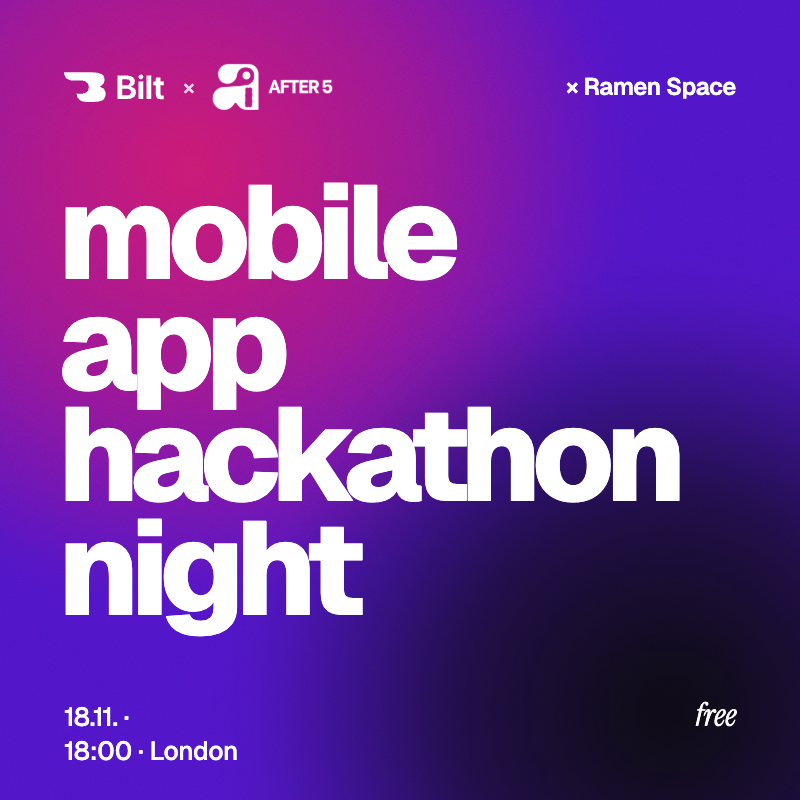 Mobile App Hackathon Night by Bilt.me
