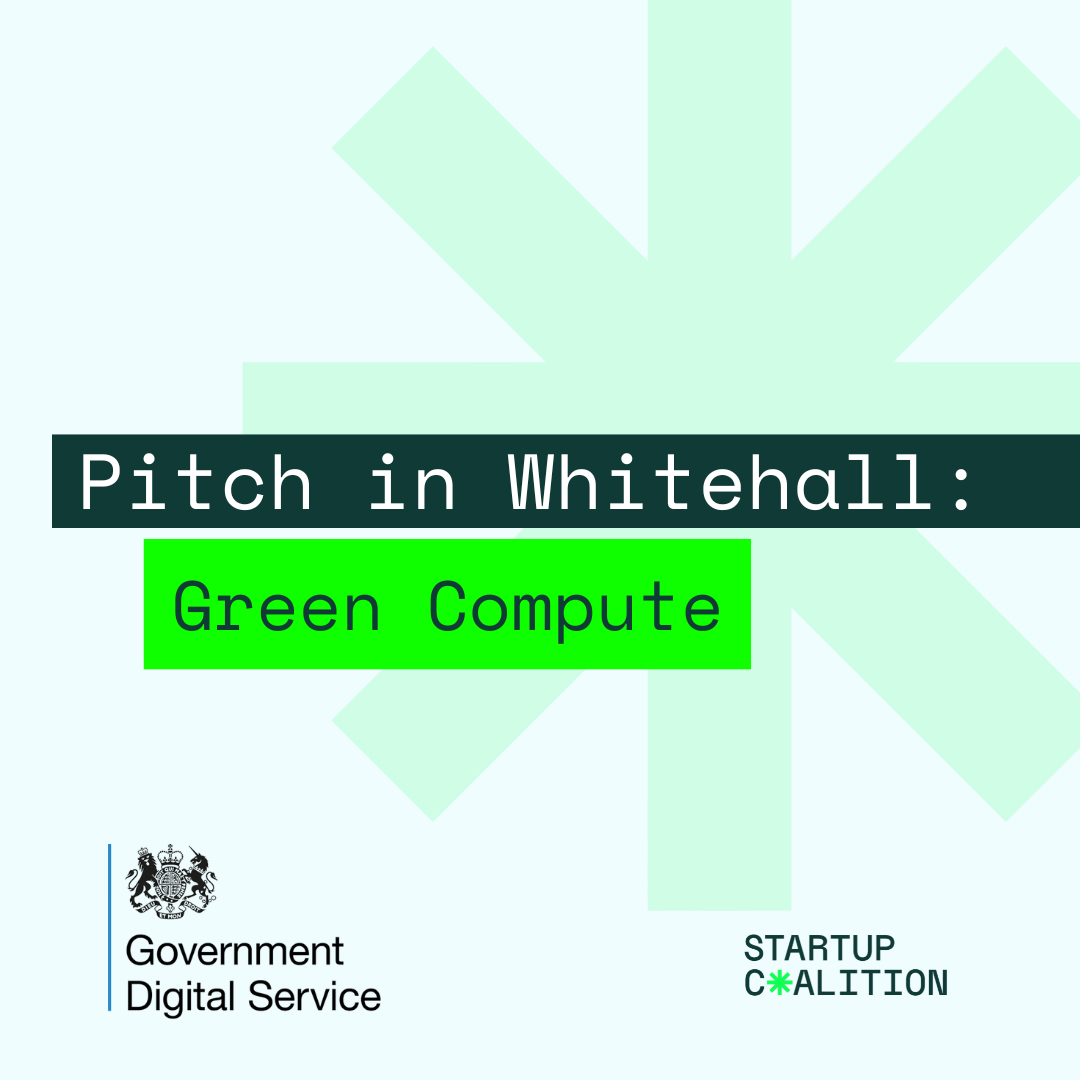 Pitch in Whitehall: Startup Coalition & Government Digital Service