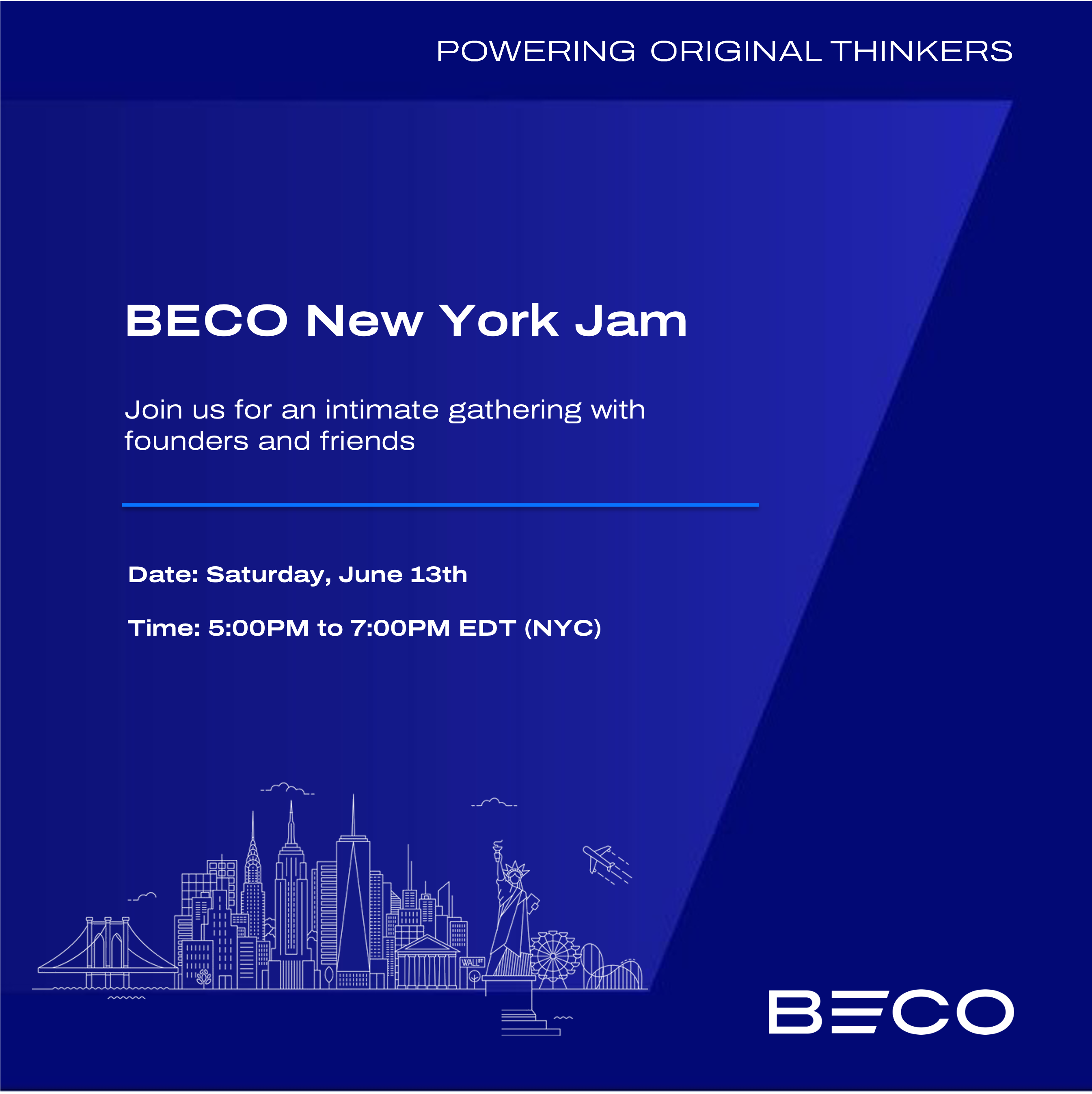 Cover art for #BECO New York Jam — New York, NY