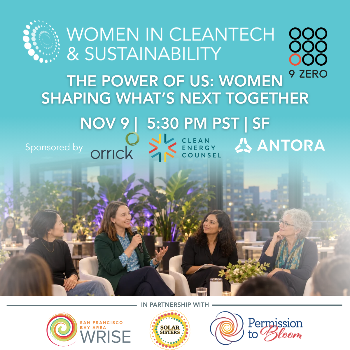 The Power of US: Women Shaping What's Next Together event graphic