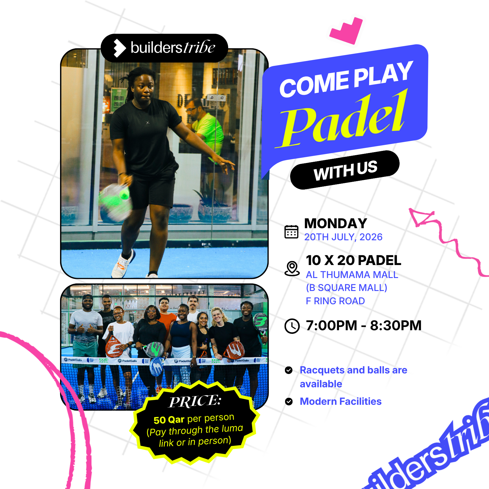 Come Play Padel With Us 🎾
