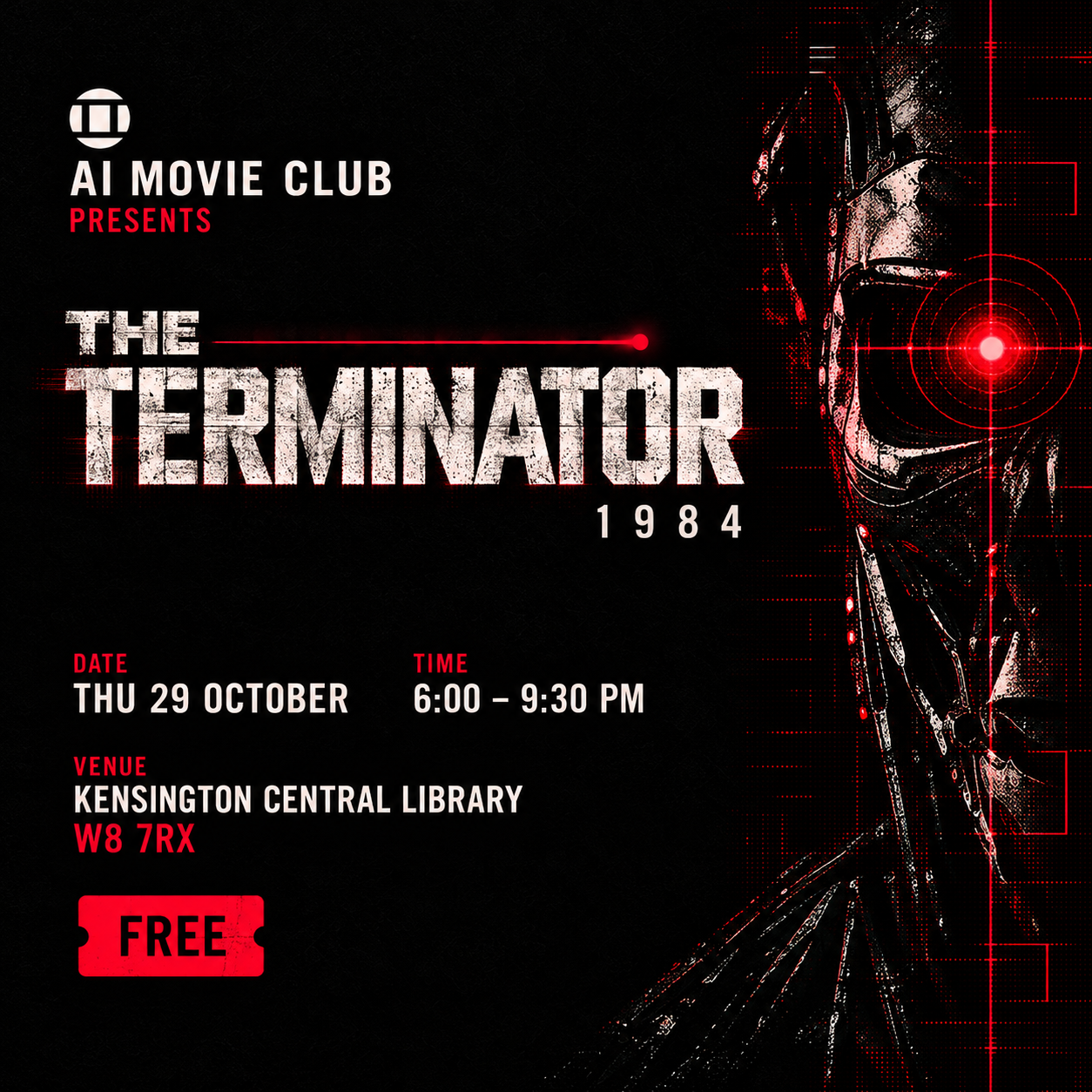 AI Movie Club x The Terminator (1984)