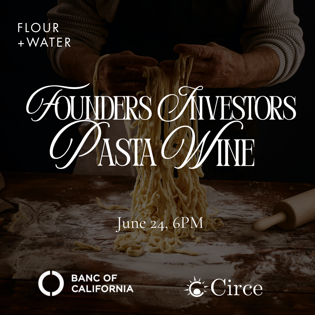 Cover art for #Al Dente: A Founder-Investor pasta-making dinner — San Francisco, CA