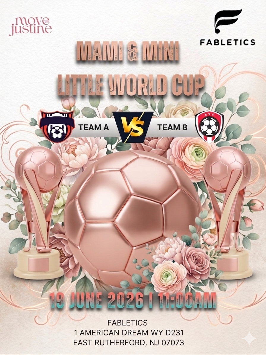 Cover art for #Fabletics x Move with Justine Mommy & Me Little World Cup — Fabletics