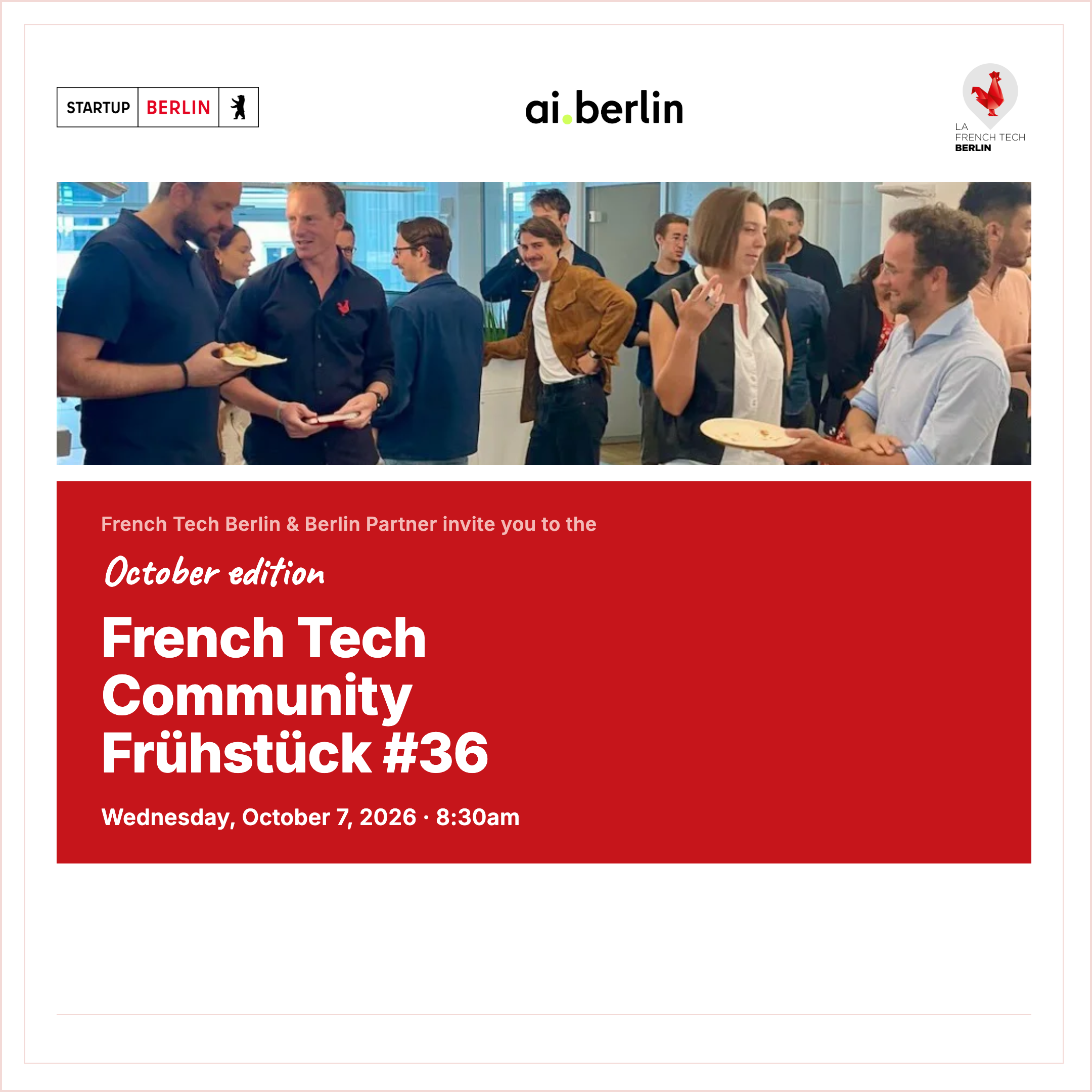 Berlin Partners X French Tech Berlin: Community Breakfast #36